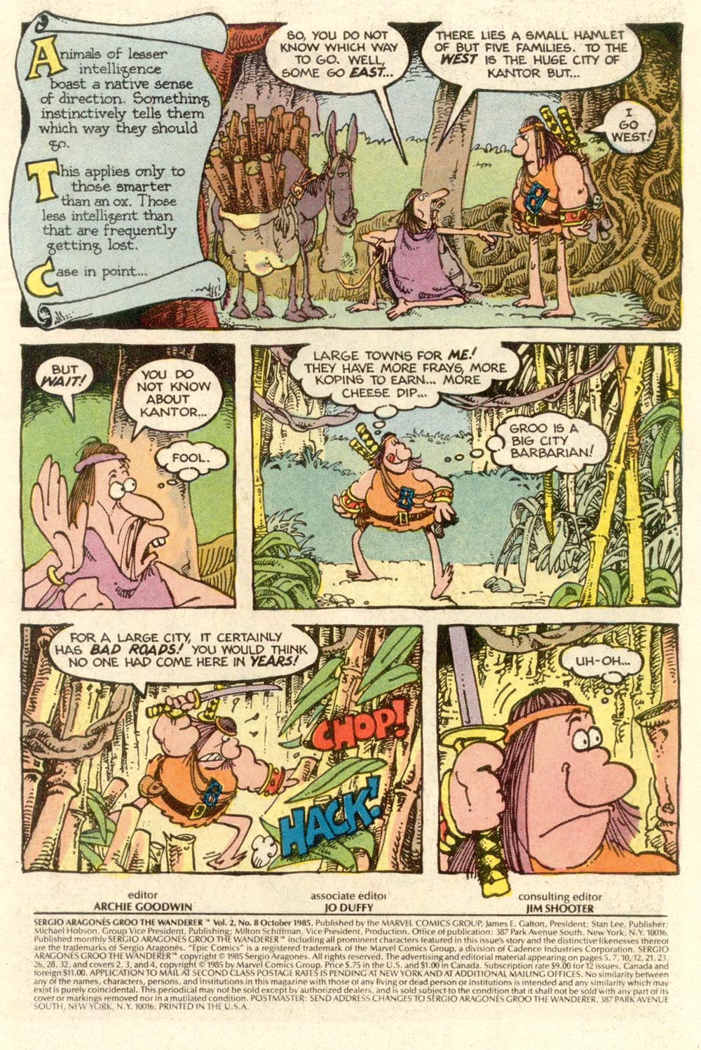 Read online Sergio Aragonés Groo the Wanderer comic -  Issue #8 - 2
