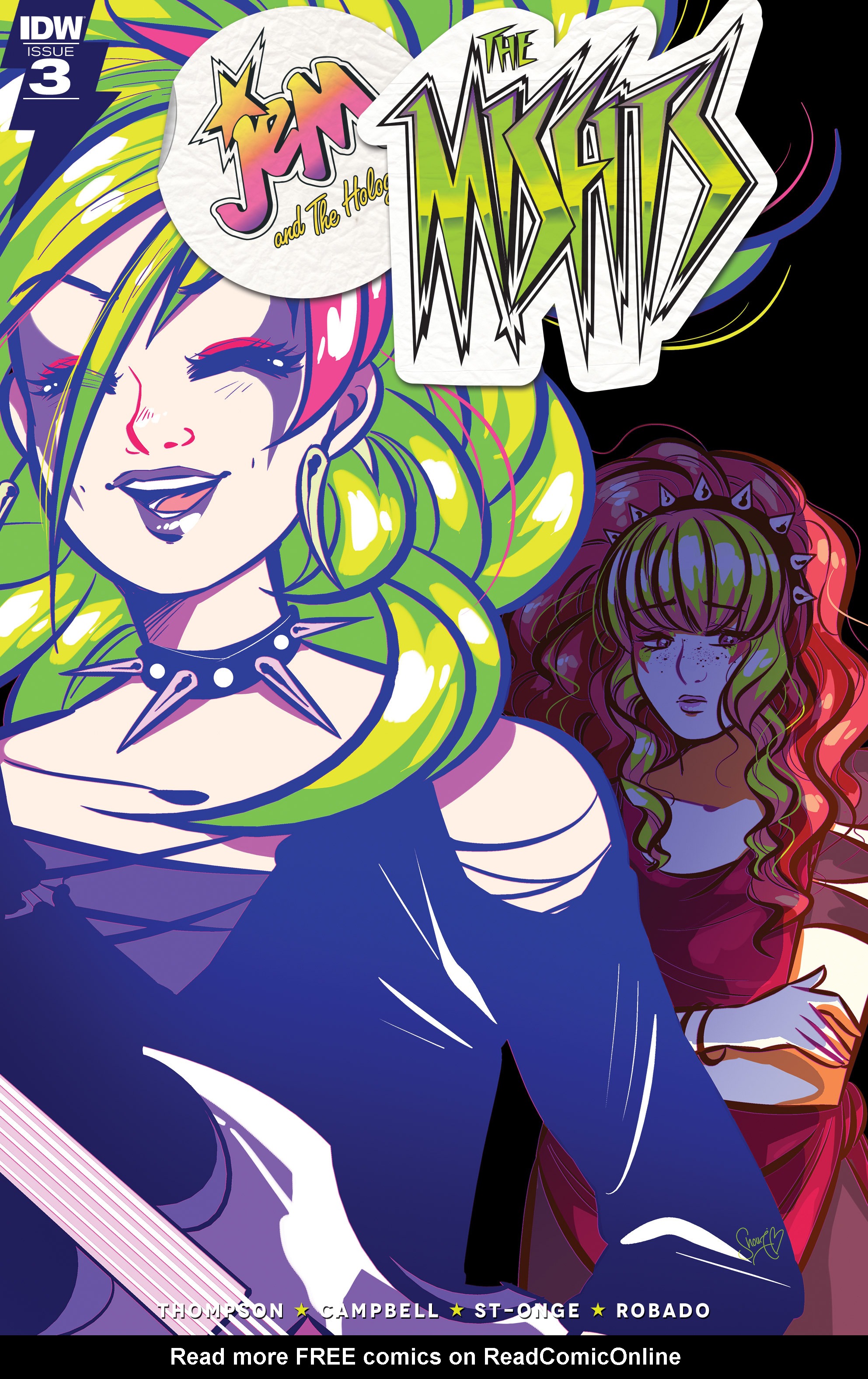 Read online Jem: The Misfits comic -  Issue #3 - 1