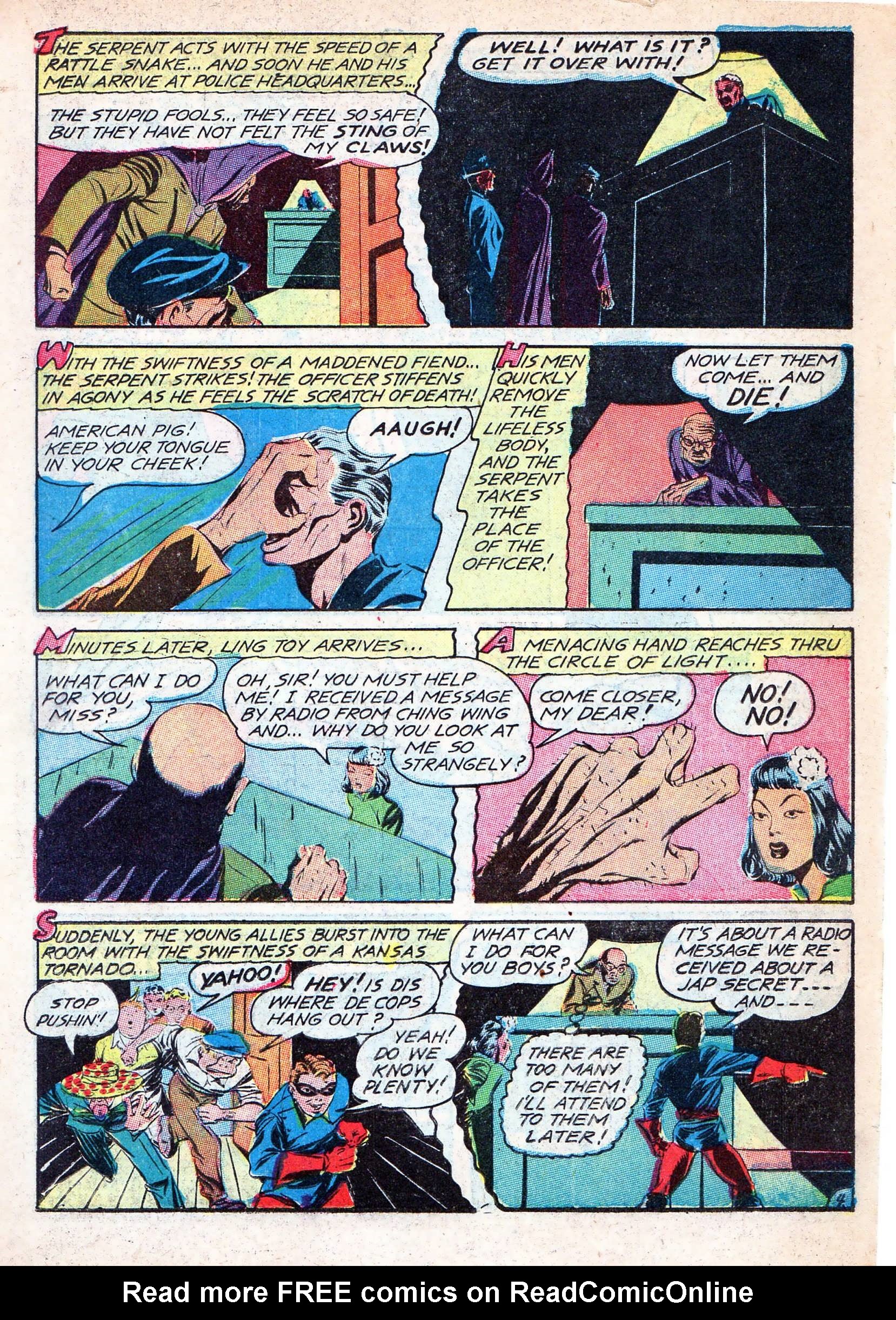 Read online Young Allies Comics comic -  Issue #7 - 34