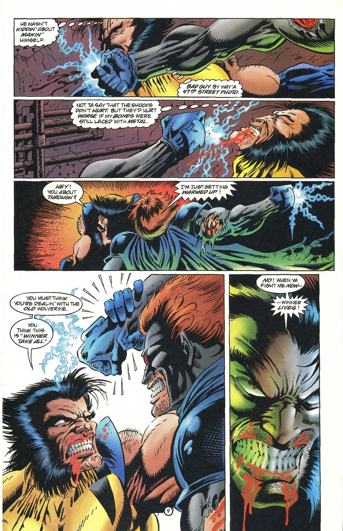 Read online The Night Man Vs. Wolverine comic -  Issue # Full - 13