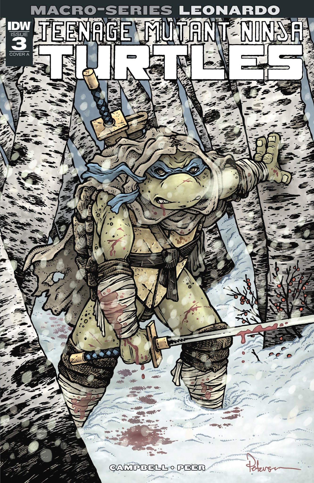 Read online Teenage Mutant Ninja Turtles: Macro-Series comic -  Issue #3 - 1
