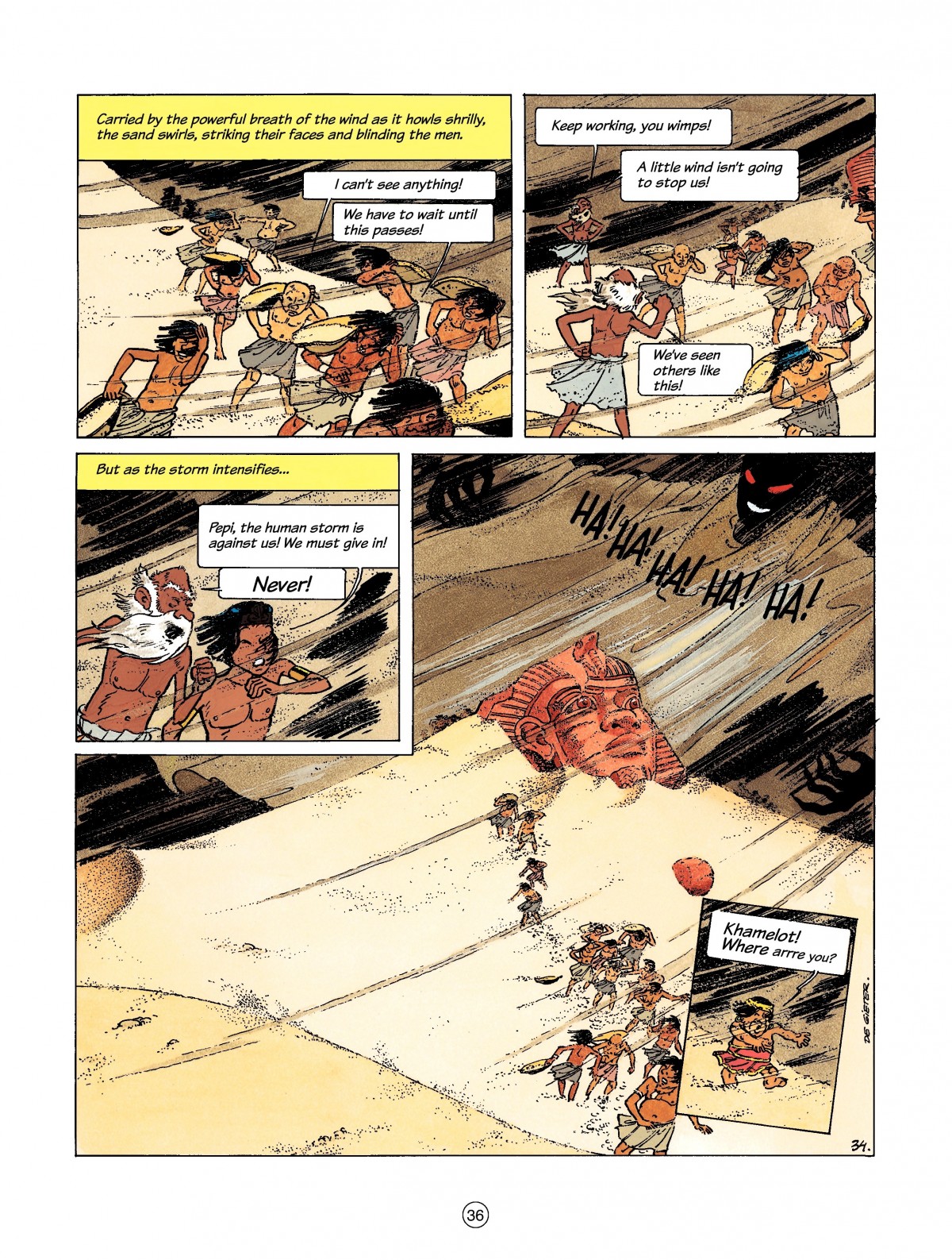 Read online Papyrus comic -  Issue #5 - 36
