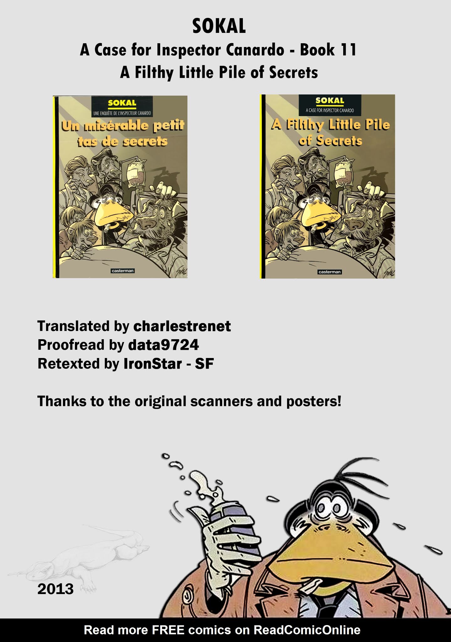 Read online Une enquête de l'inspecteur Canardo comic -  Issue #11 - 3