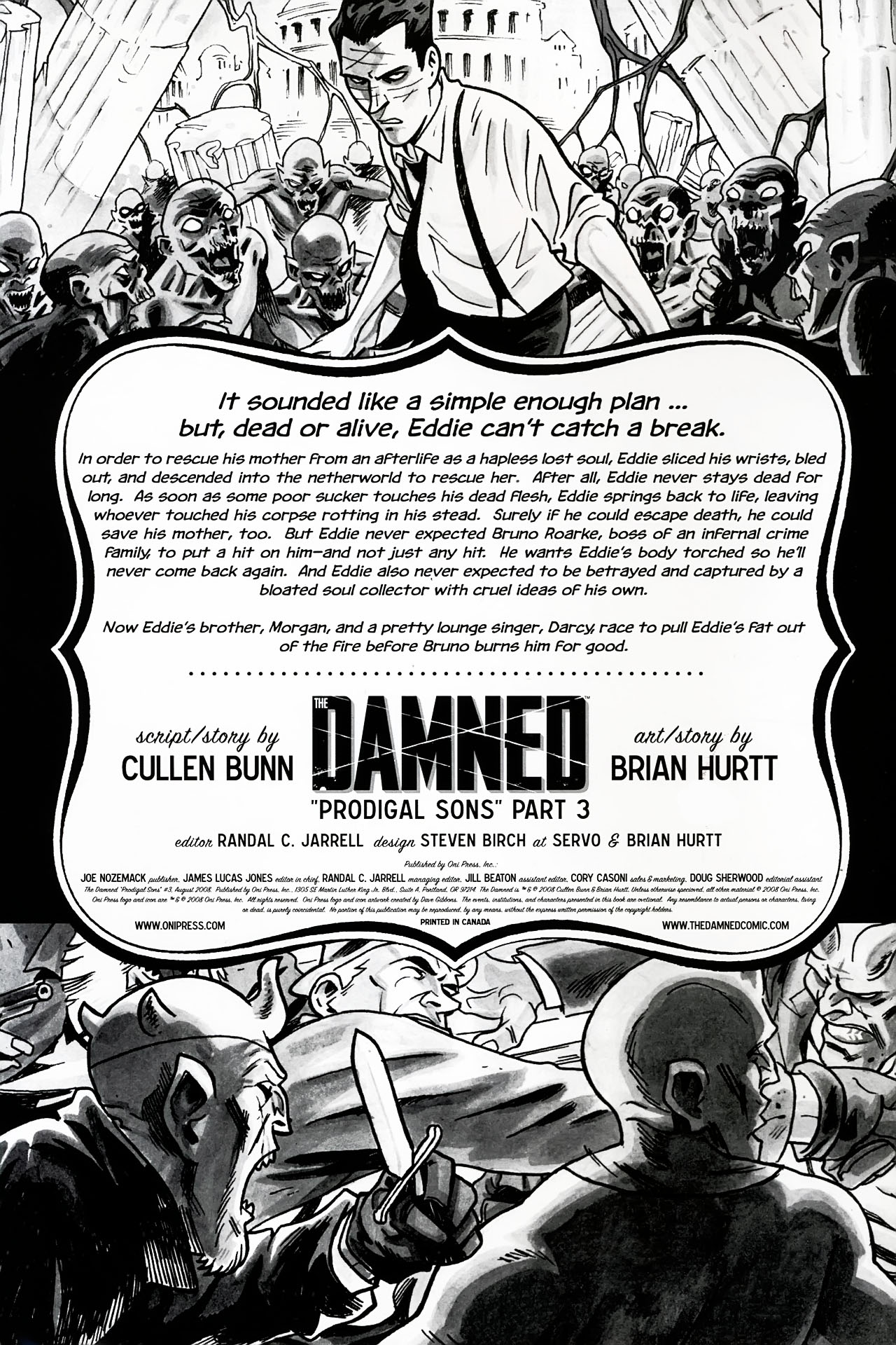 Read online The Damned: Prodigal Sons comic -  Issue #3 - 2