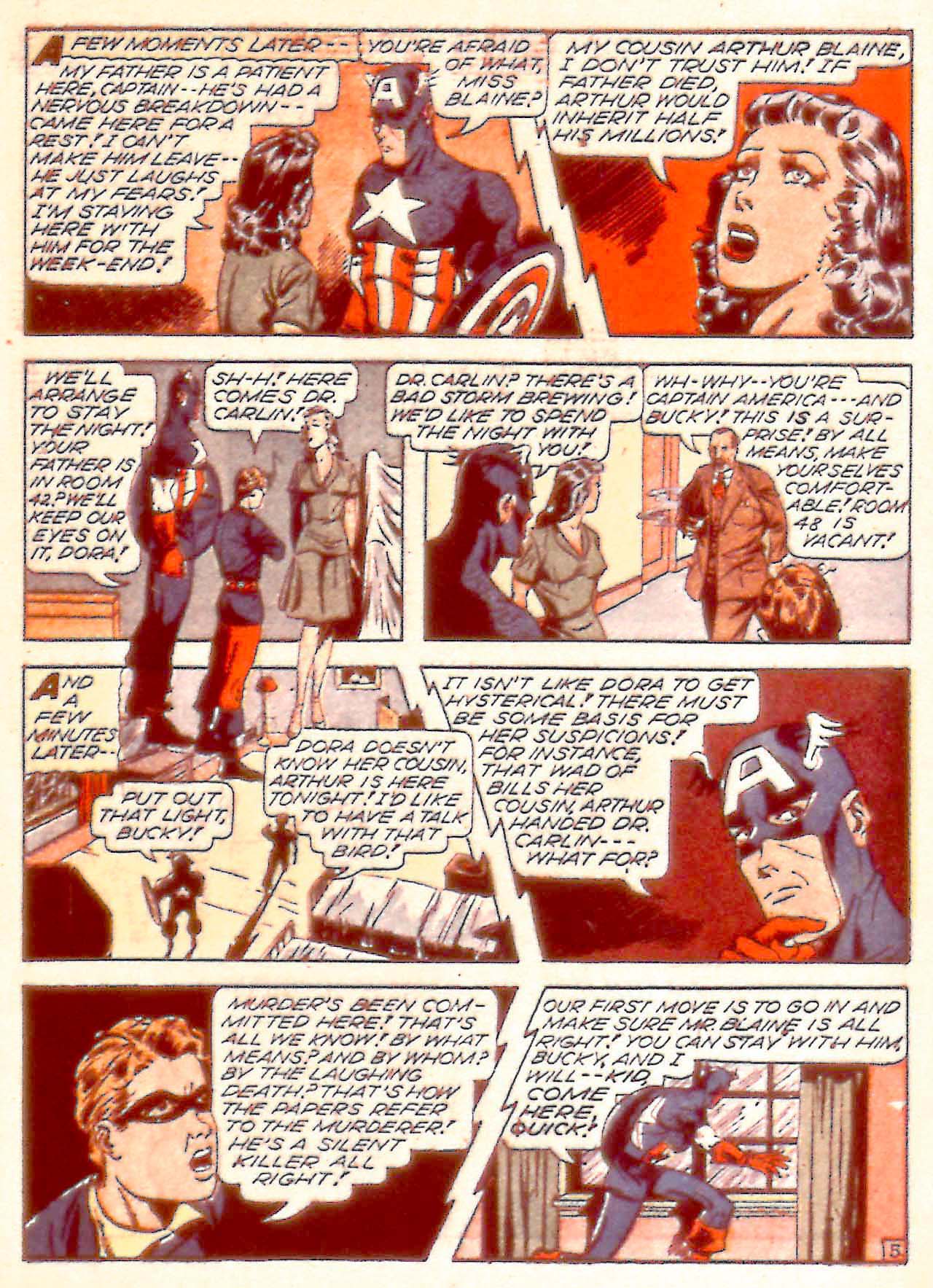 Read online Captain America Comics comic -  Issue #30 - 7