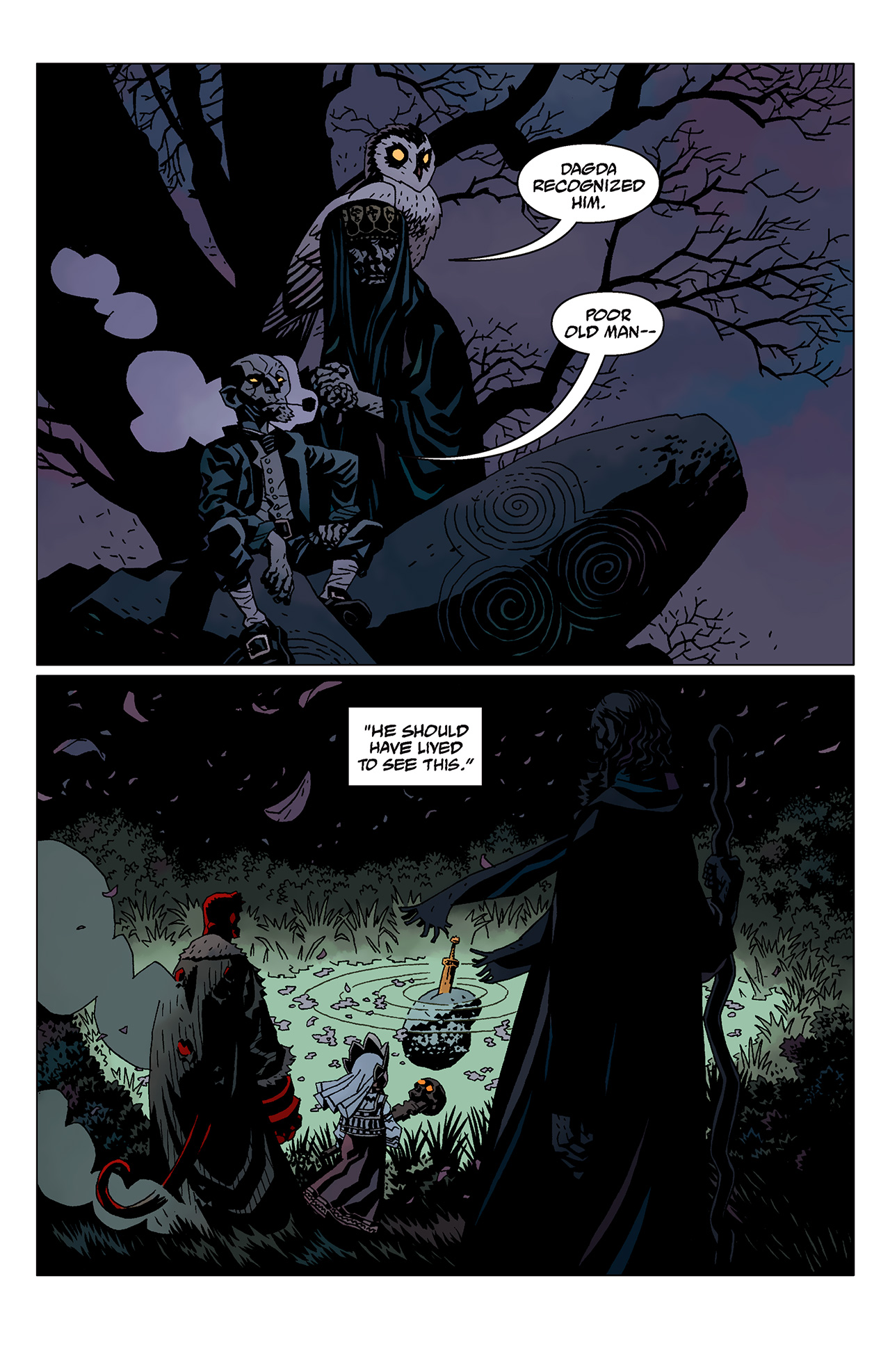 Read online Hellboy: The Wild Hunt comic -  Issue #8 - 10