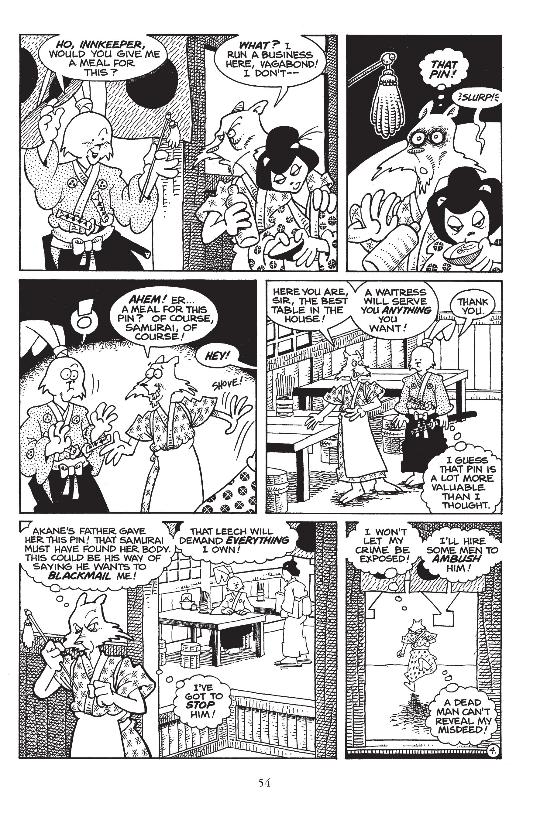 Read online Usagi Yojimbo (1987) comic -  Issue # _TPB 6 - 55