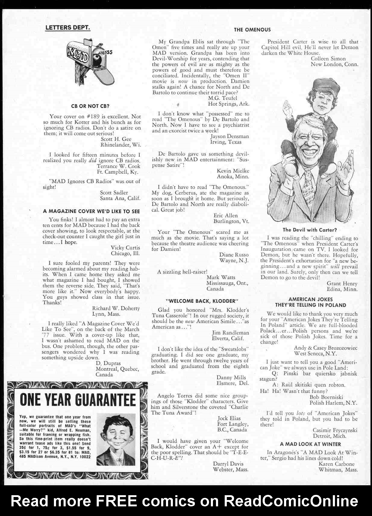 Read online MAD comic -  Issue #191 - 4