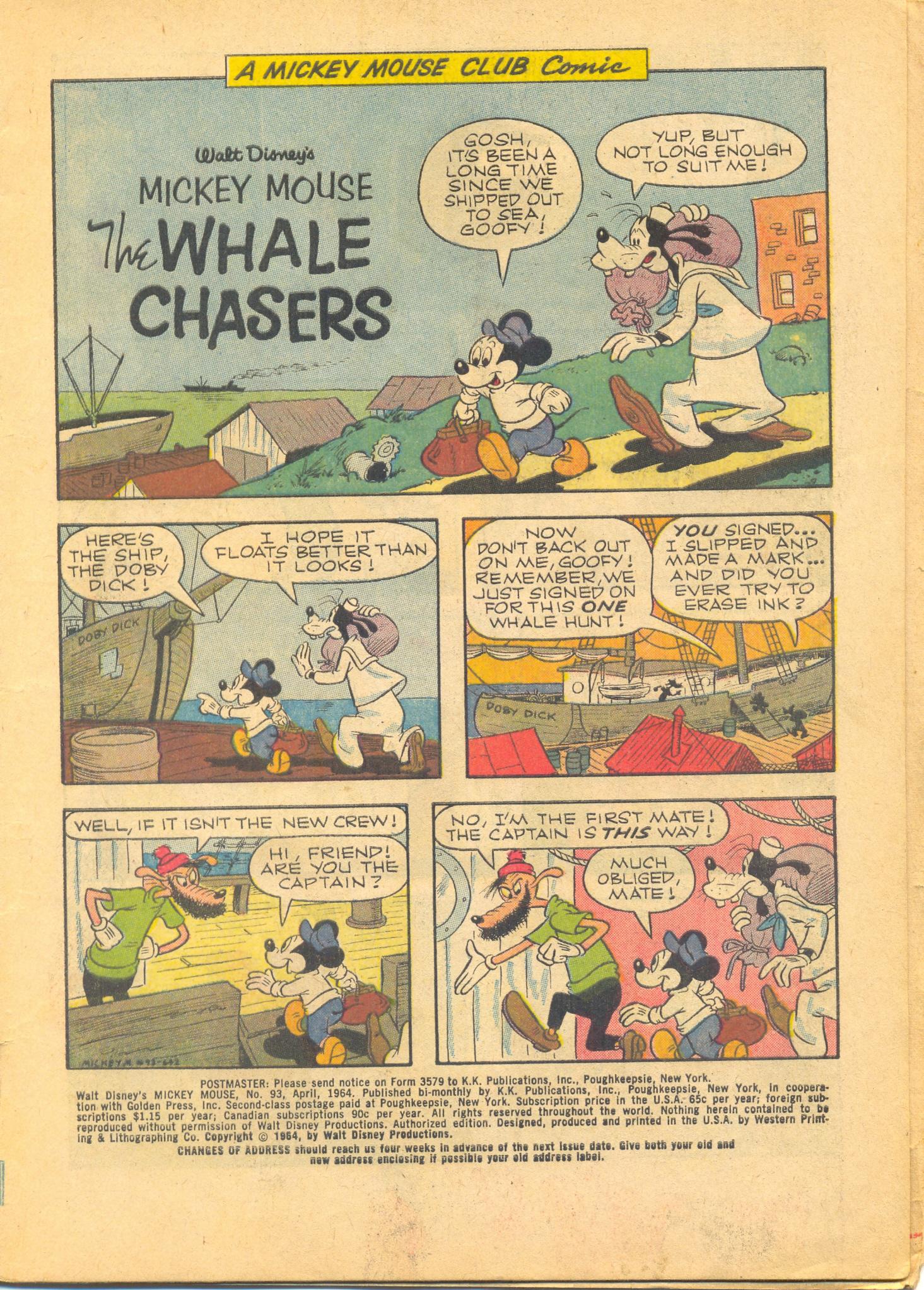 Read online Walt Disney's Mickey Mouse comic -  Issue #93 - 3