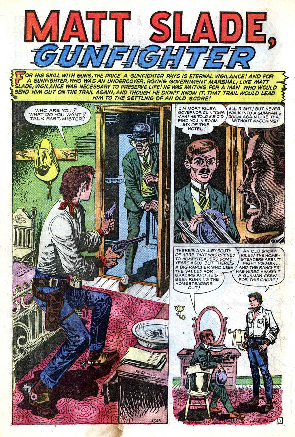 Read online Matt Slade, Gunfighter comic -  Issue #1 - 12