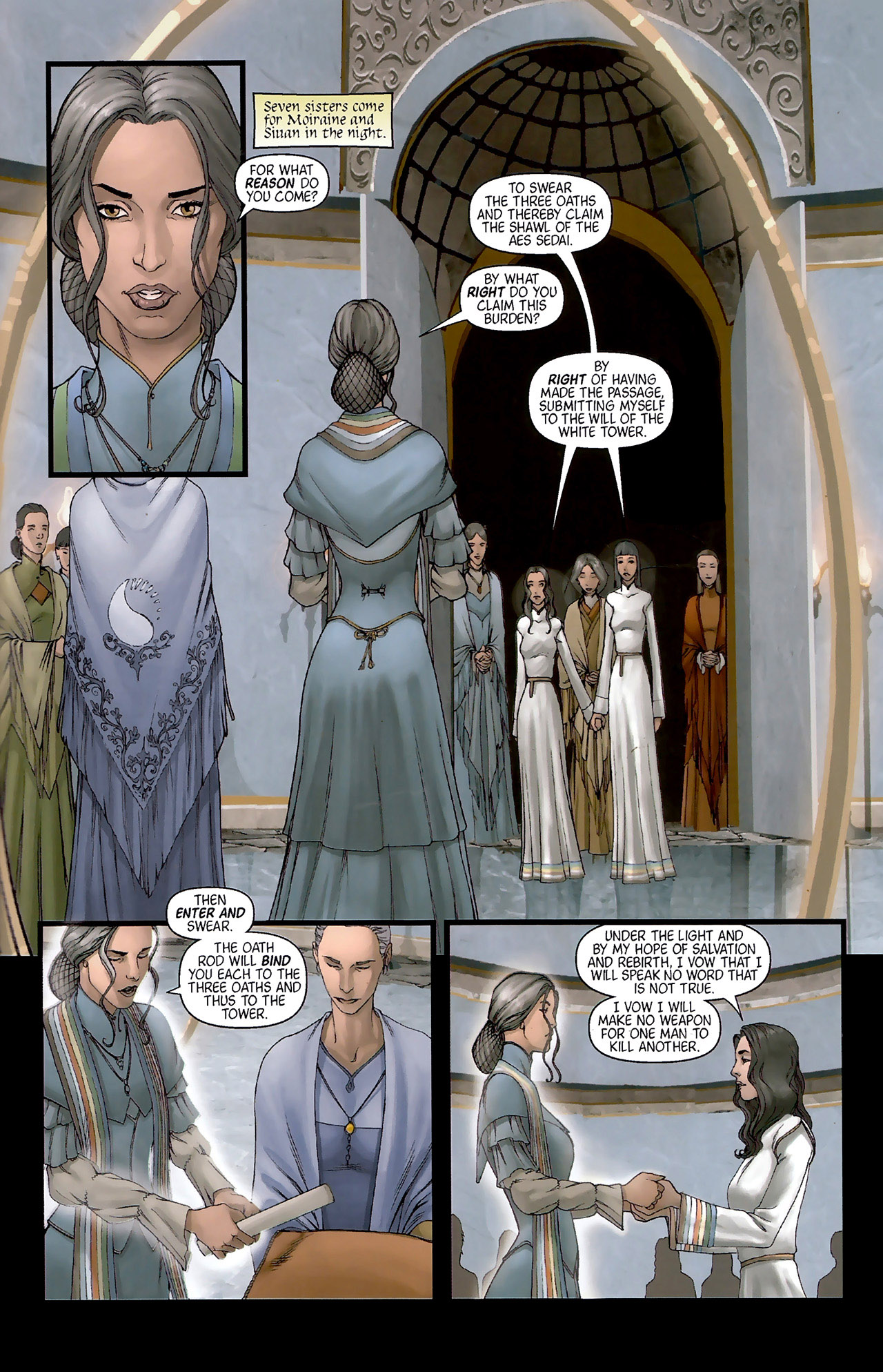 Read online Robert Jordan's The Wheel of Time: New Spring comic -  Issue #4 - 21