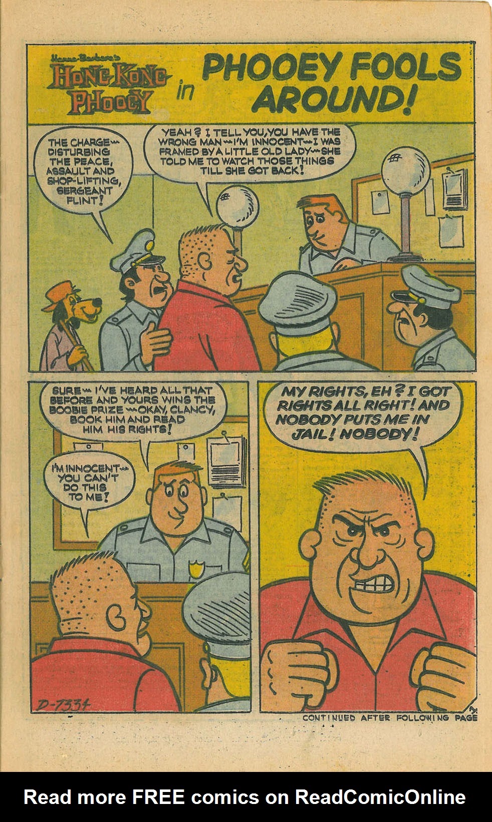 Read online Hong Kong Phooey comic -  Issue #3 - 13