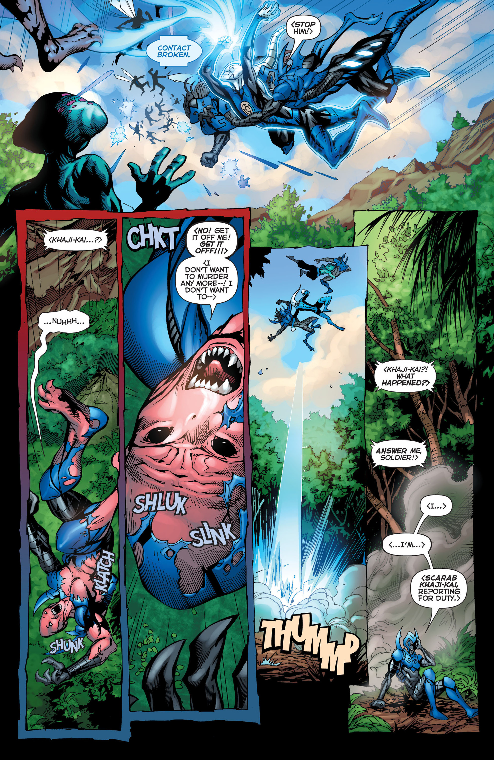 Read online Green Lantern: New Guardians comic -  Issue #9 - 12