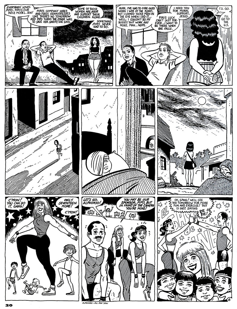 Read online Love and Rockets (1982) comic -  Issue #44 - 22