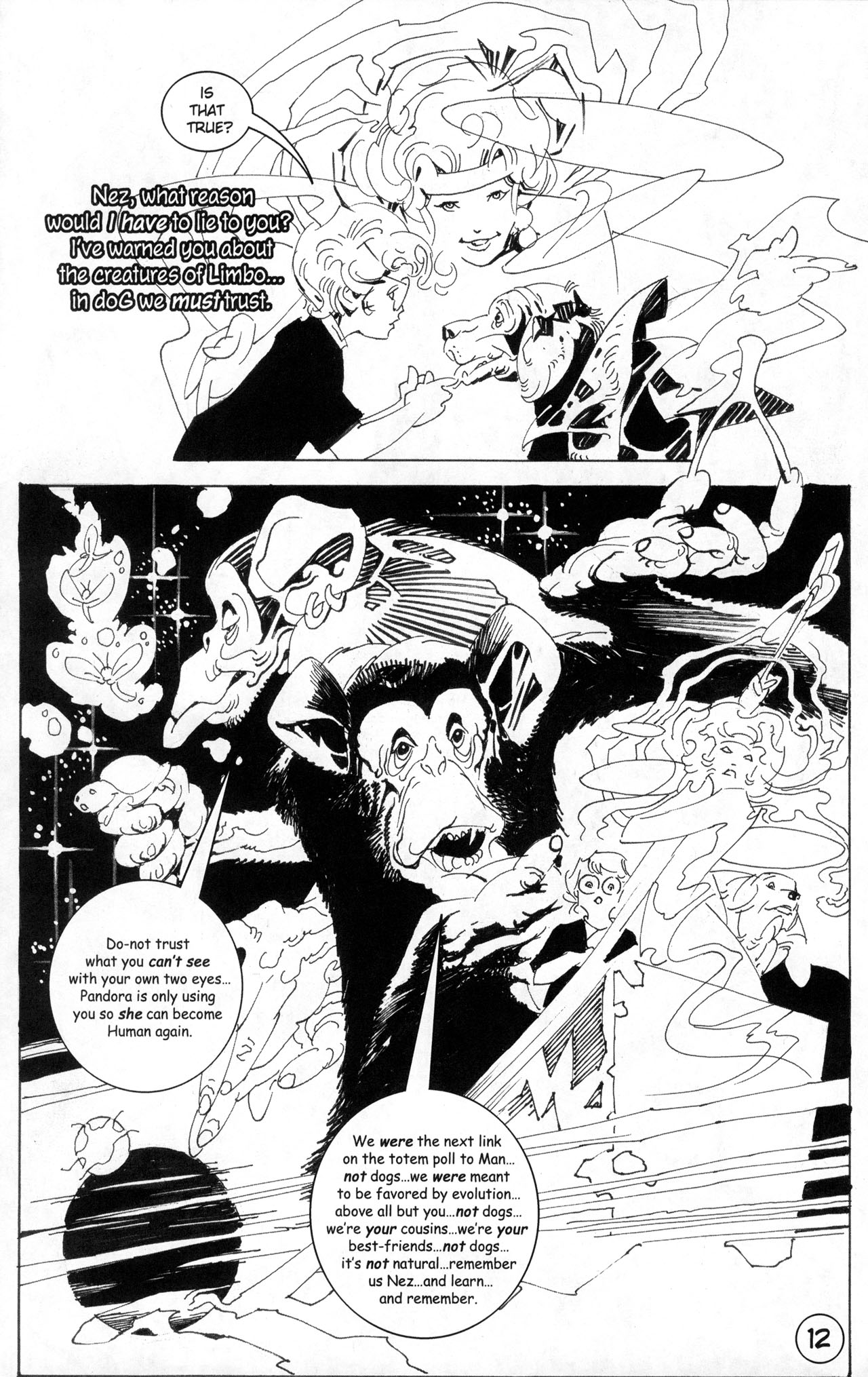 Read online God the Dyslexic Dog comic -  Issue #4 - 13