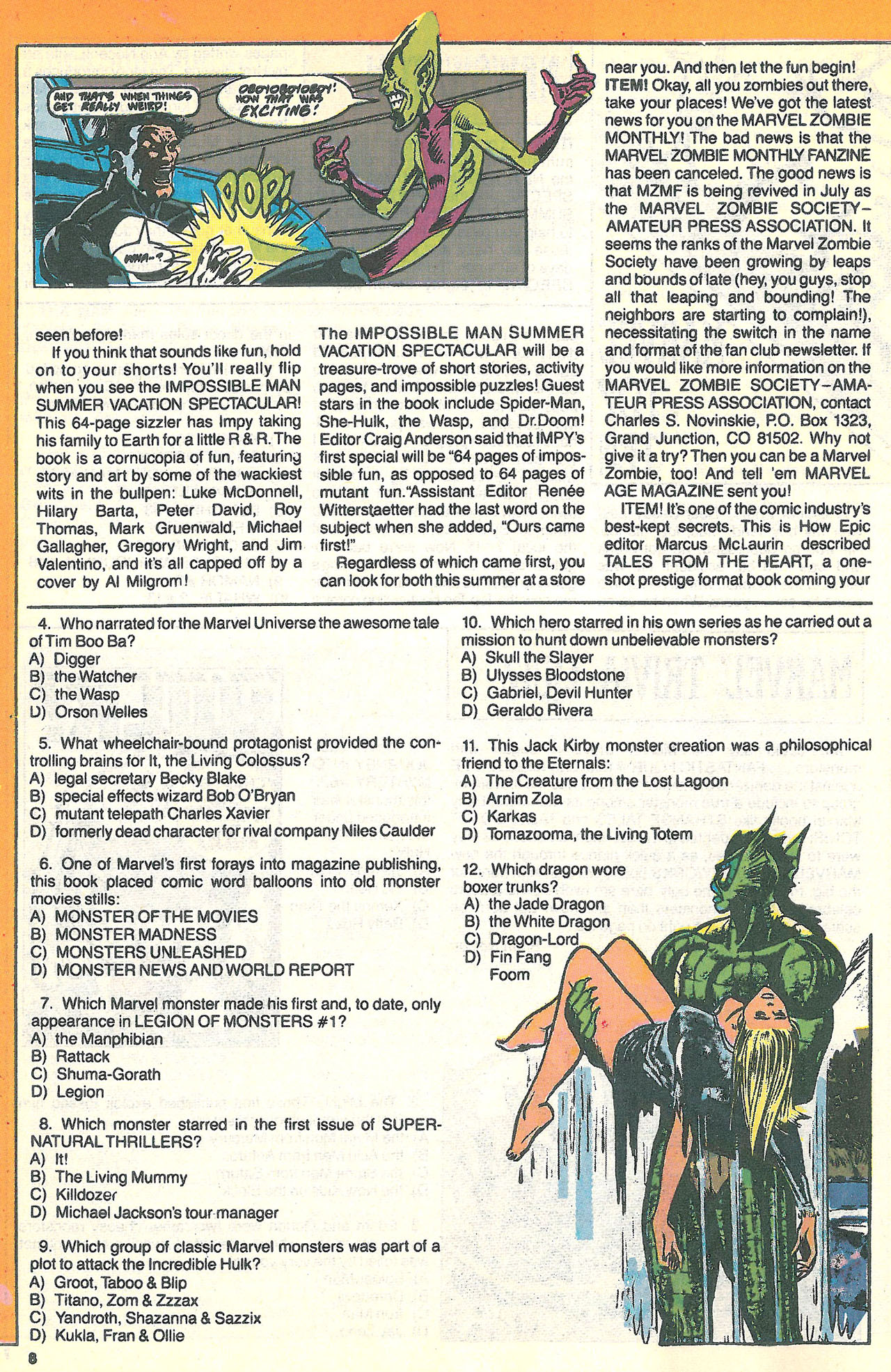 Read online Marvel Age comic -  Issue #91 - 10
