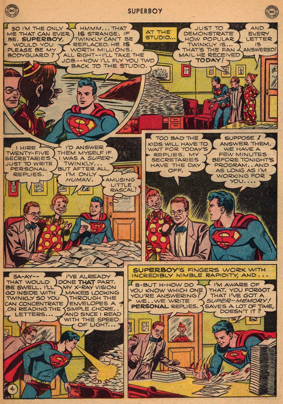 Read online Superboy (1949) comic -  Issue #12 - 17