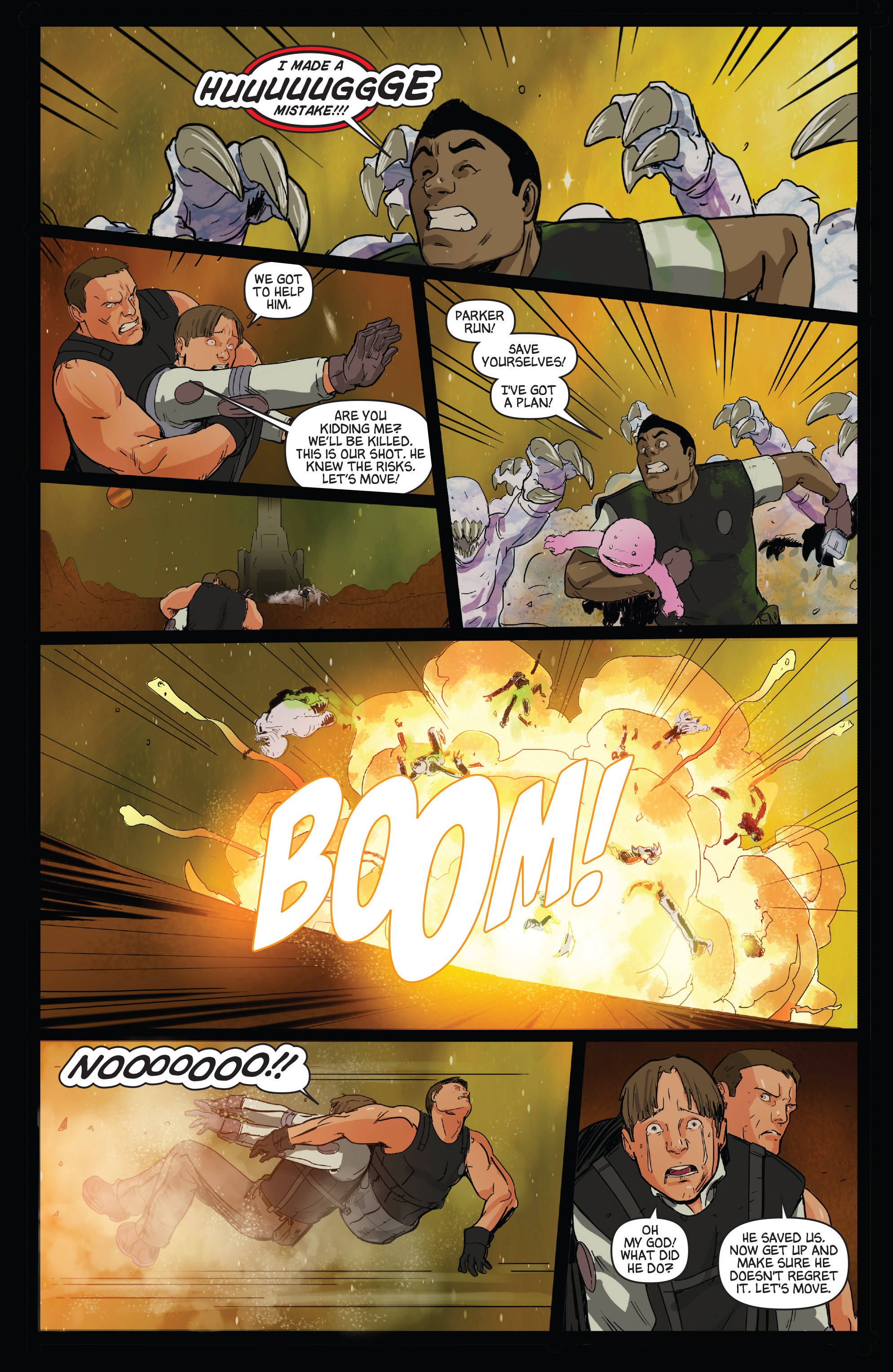 Read online Aliens vs. Parker comic -  Issue #4 - 7