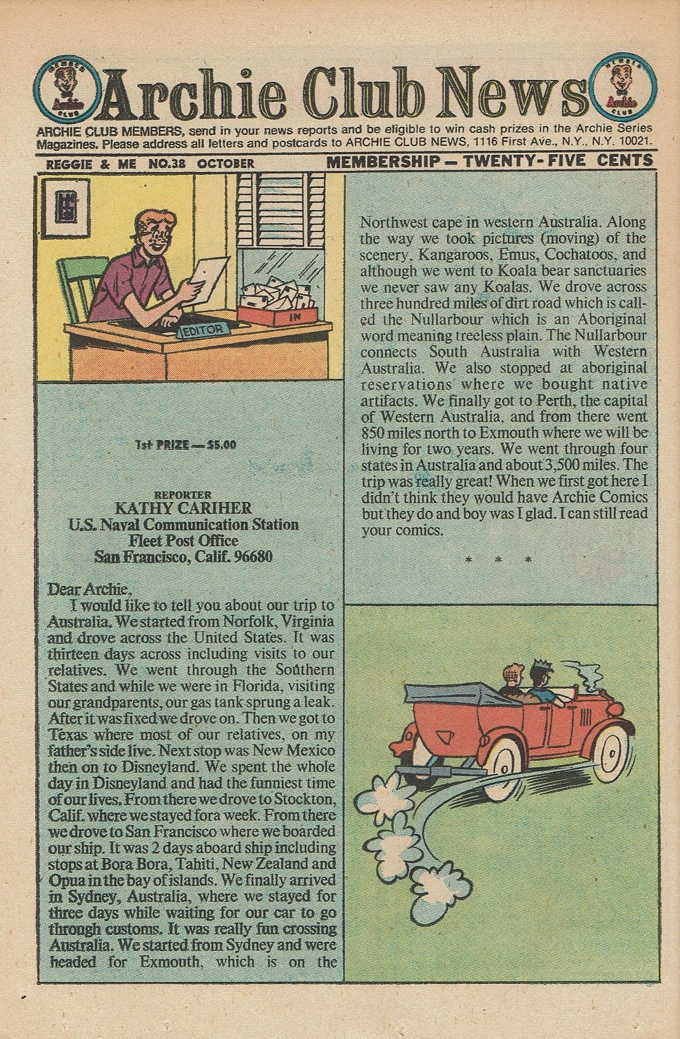 Read online Reggie and Me (1966) comic -  Issue #51 - 42