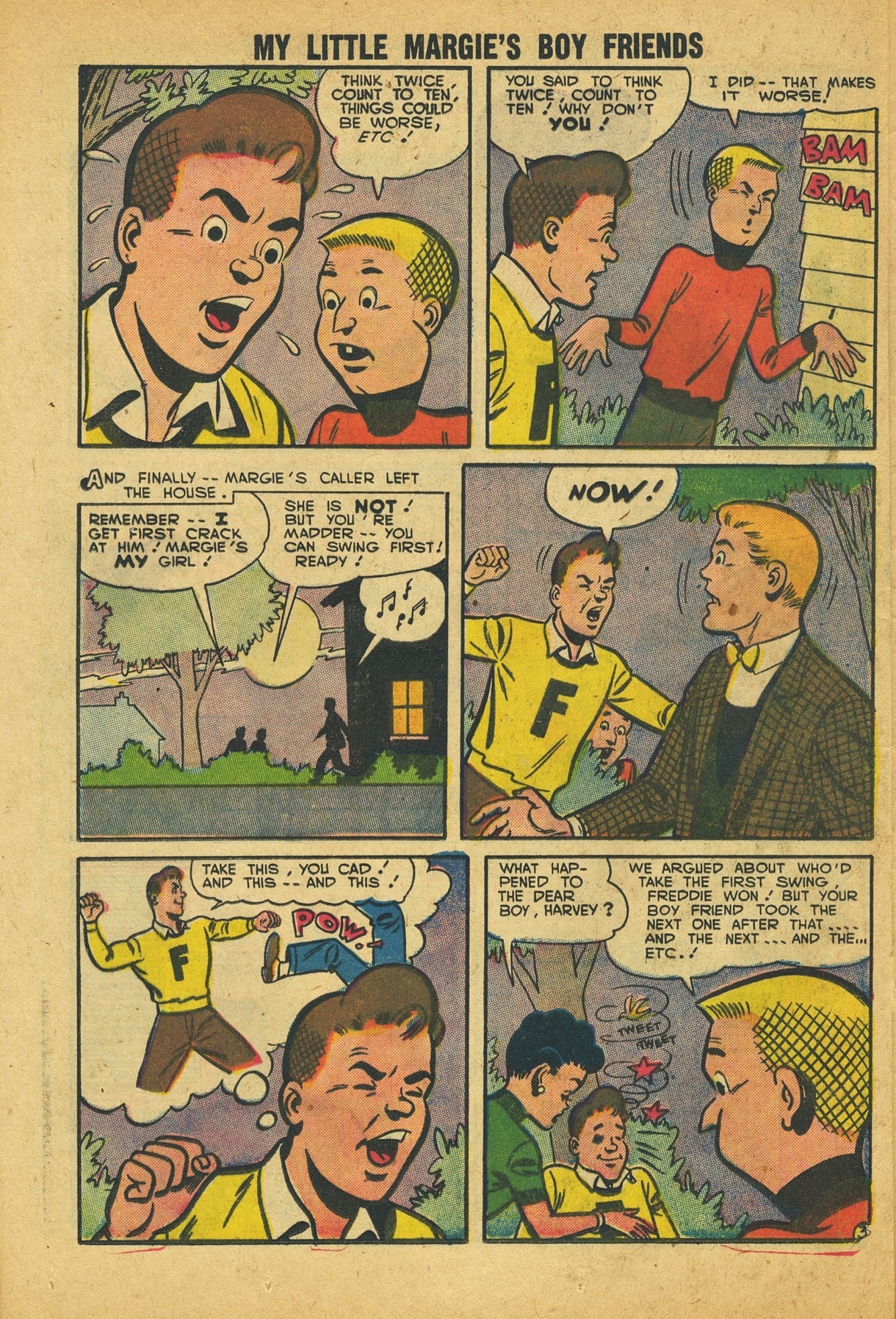 Read online My Little Margie's Boy Friends comic -  Issue #9 - 24