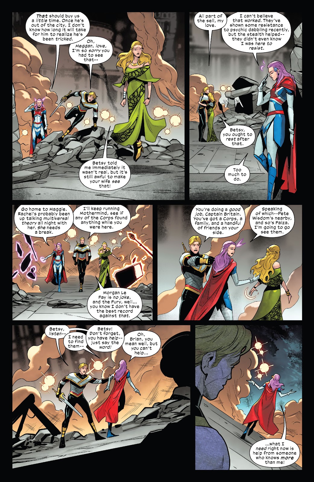 Betsy Braddock: Captain Britain issue 3 - Page 11