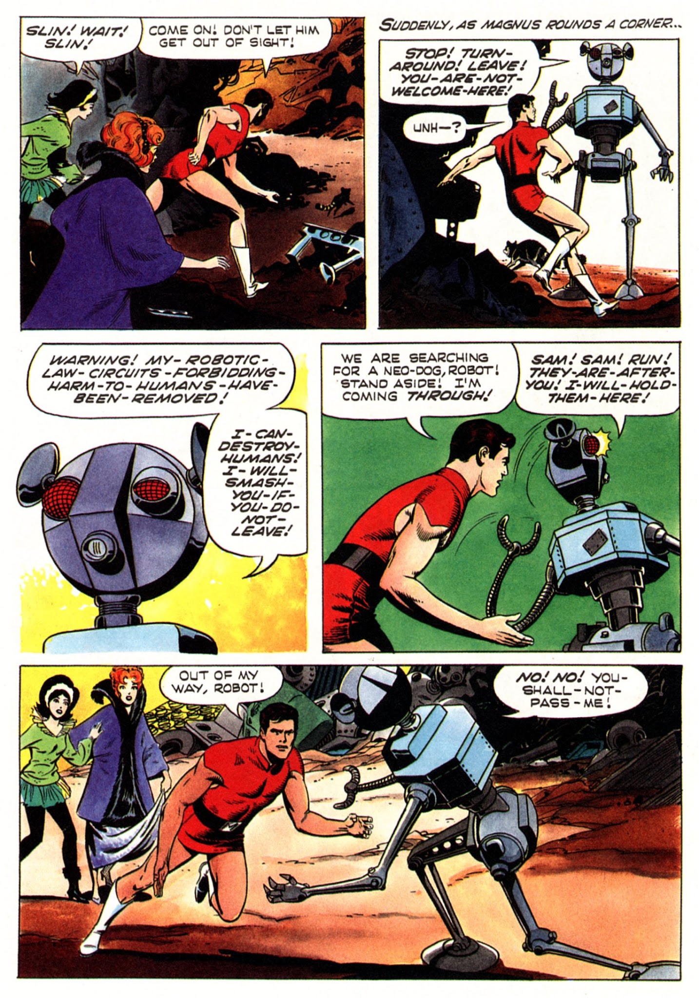 Read online Vintage Magnus, Robot Fighter comic -  Issue #4 - 8