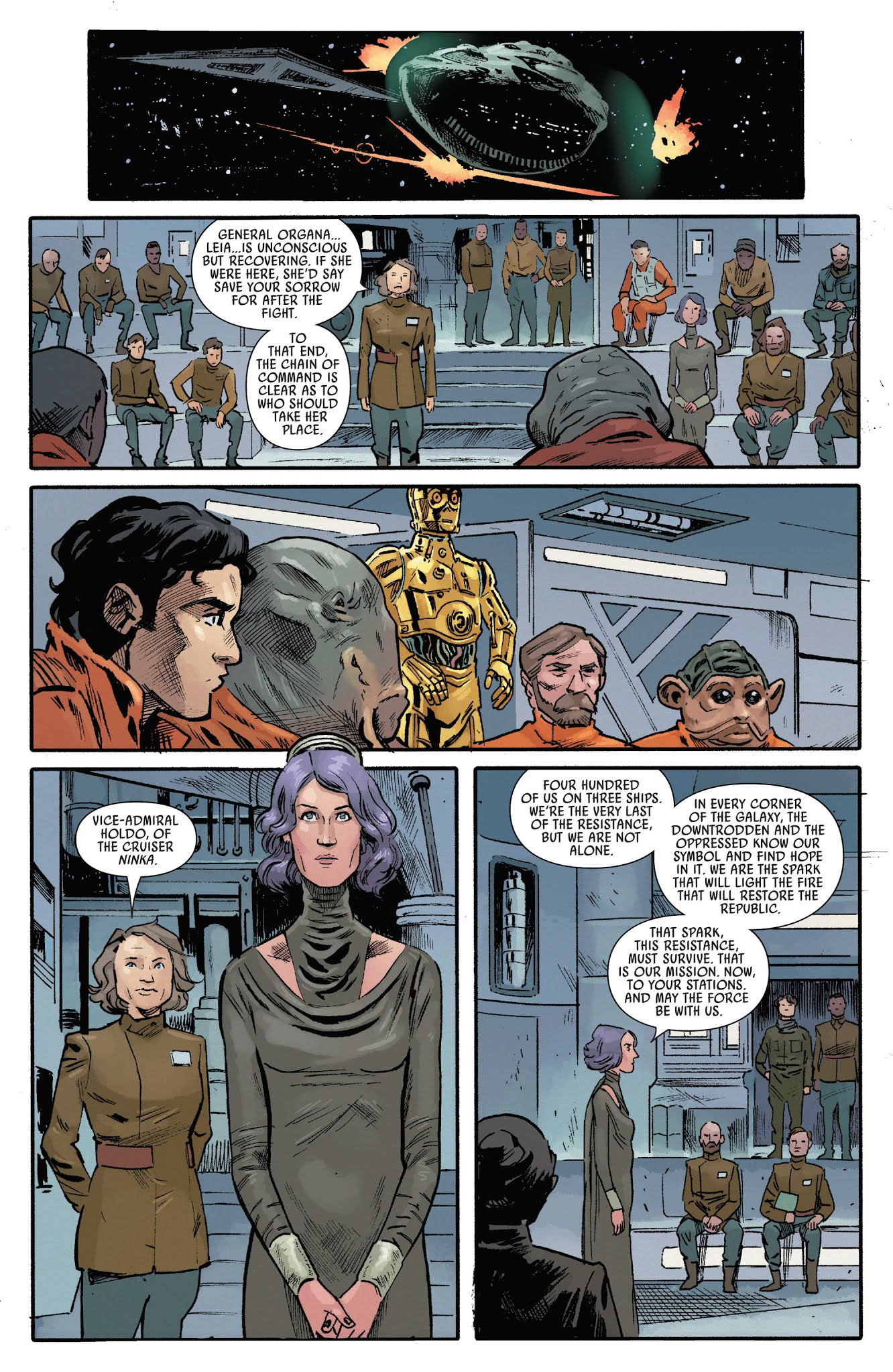Read online Star Wars: The Last Jedi Adaptation comic -  Issue #2 - 11