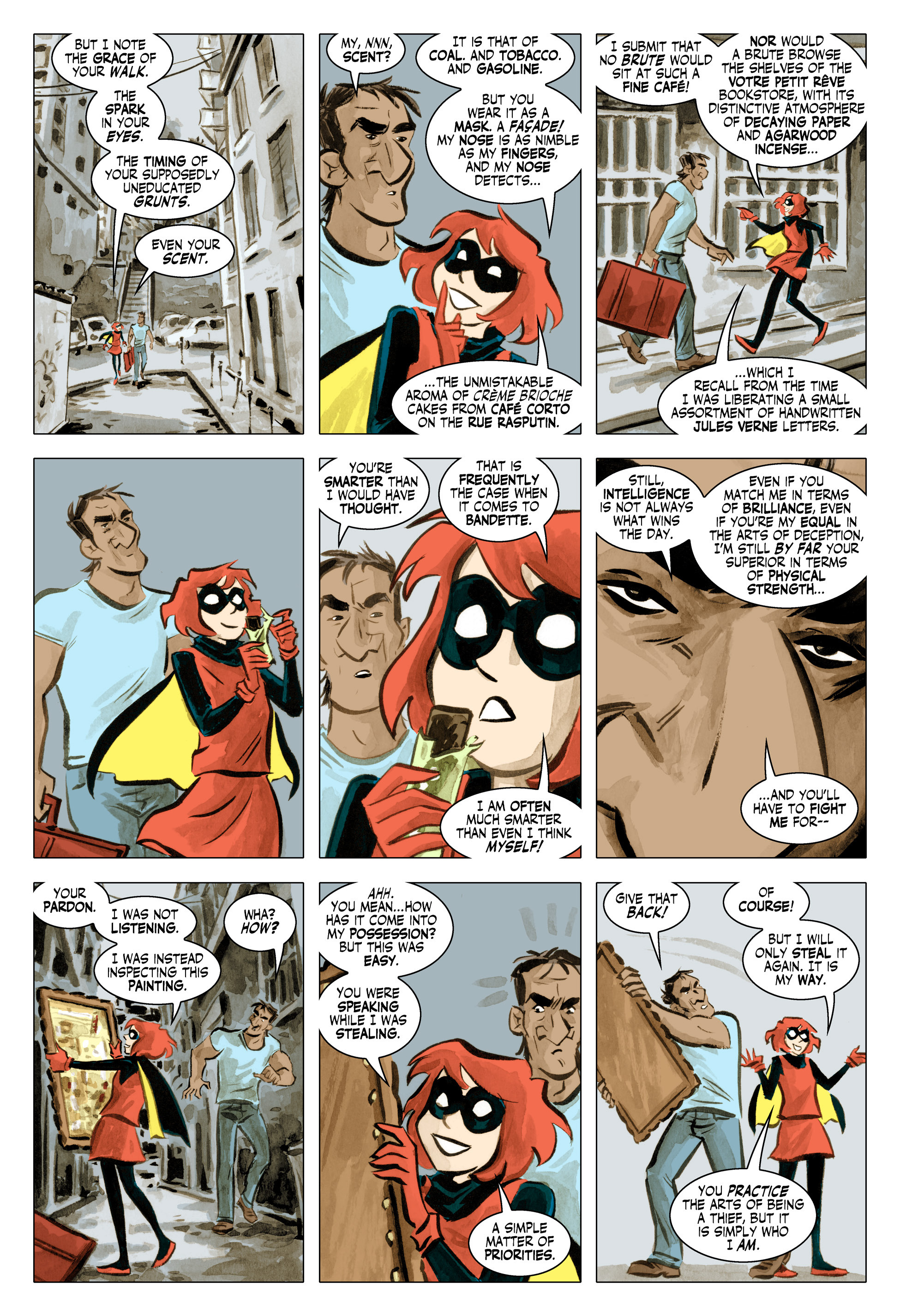 Read online Bandette (2012) comic -  Issue #15 - 19
