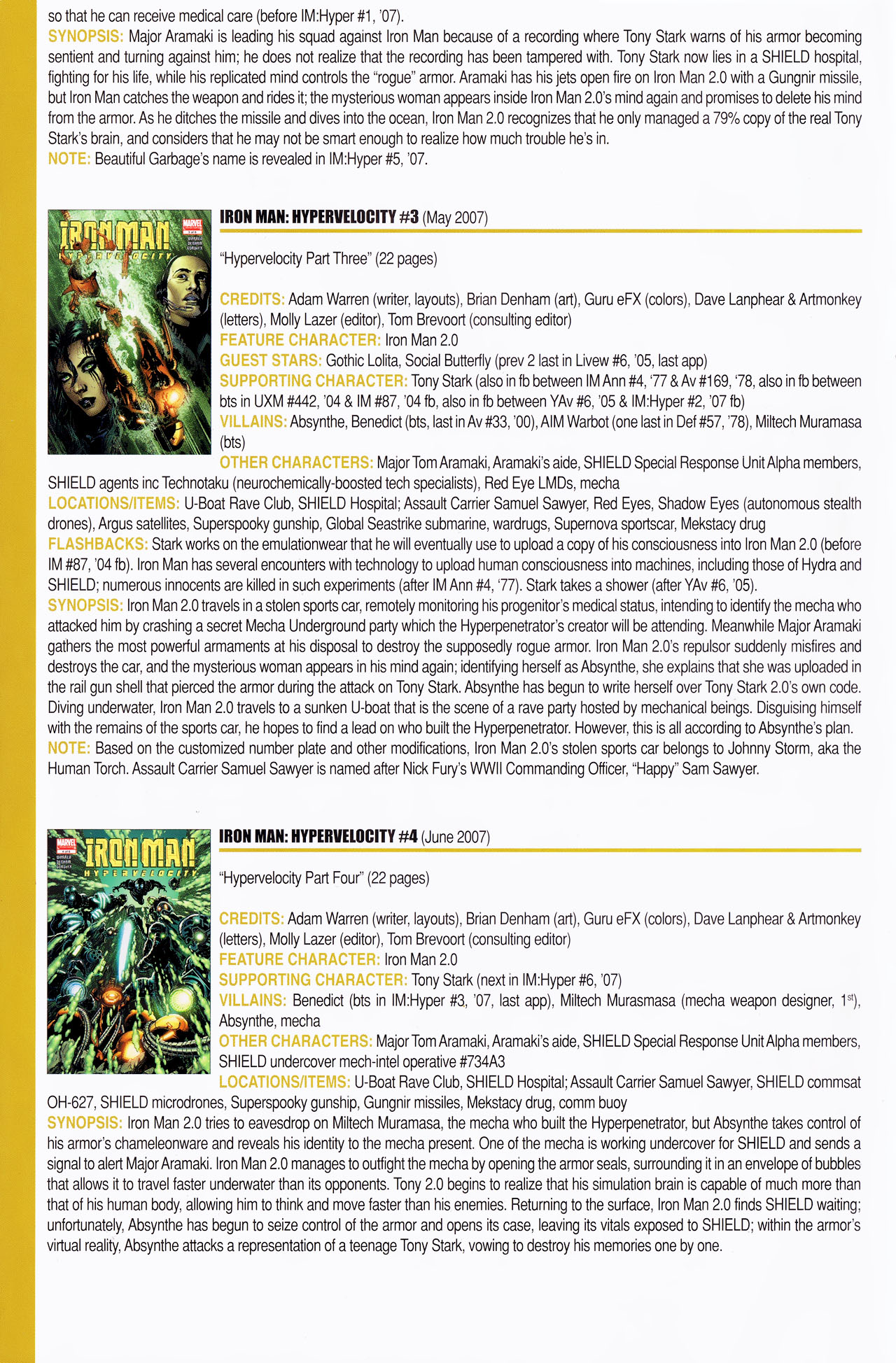 Read online Official Index to the Marvel Universe comic -  Issue #14 - 50