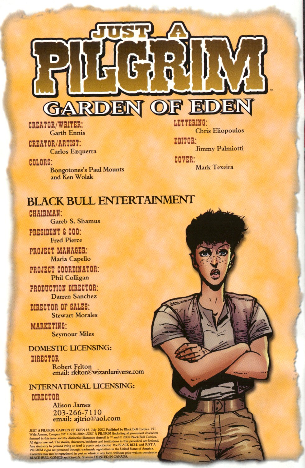 Read online Just A Pilgrim: Garden of Eden comic -  Issue #3 - 2