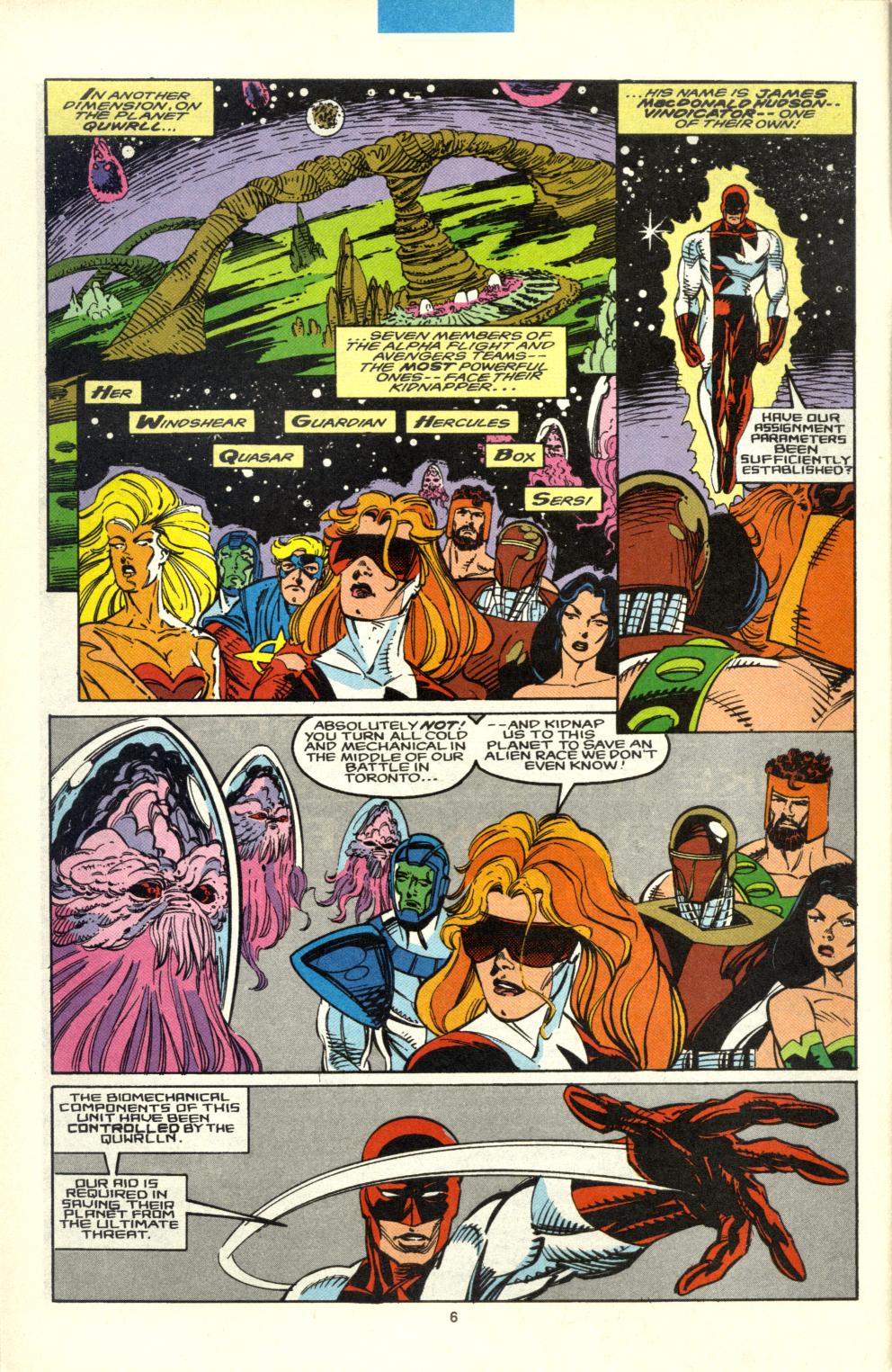 Read online Alpha Flight (1983) comic -  Issue #100 - 6