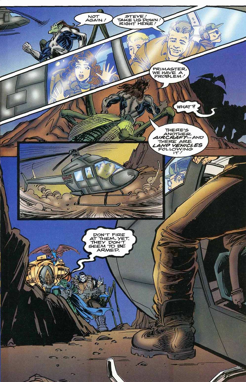 Read online Leonard Nimoy's Primortals (1995) comic -  Issue #11 - 9