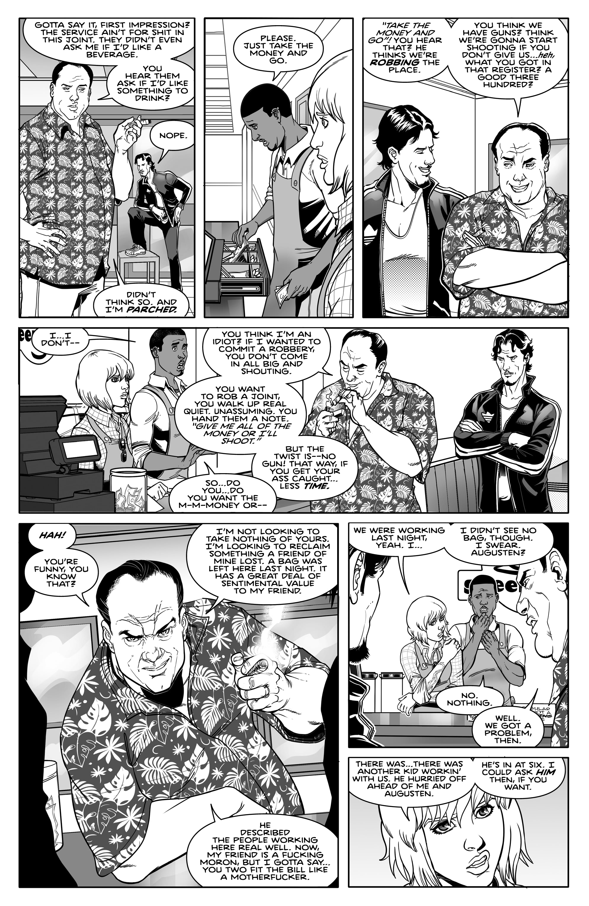 Read online Gangster Ass Barista comic -  Issue #1 - 18
