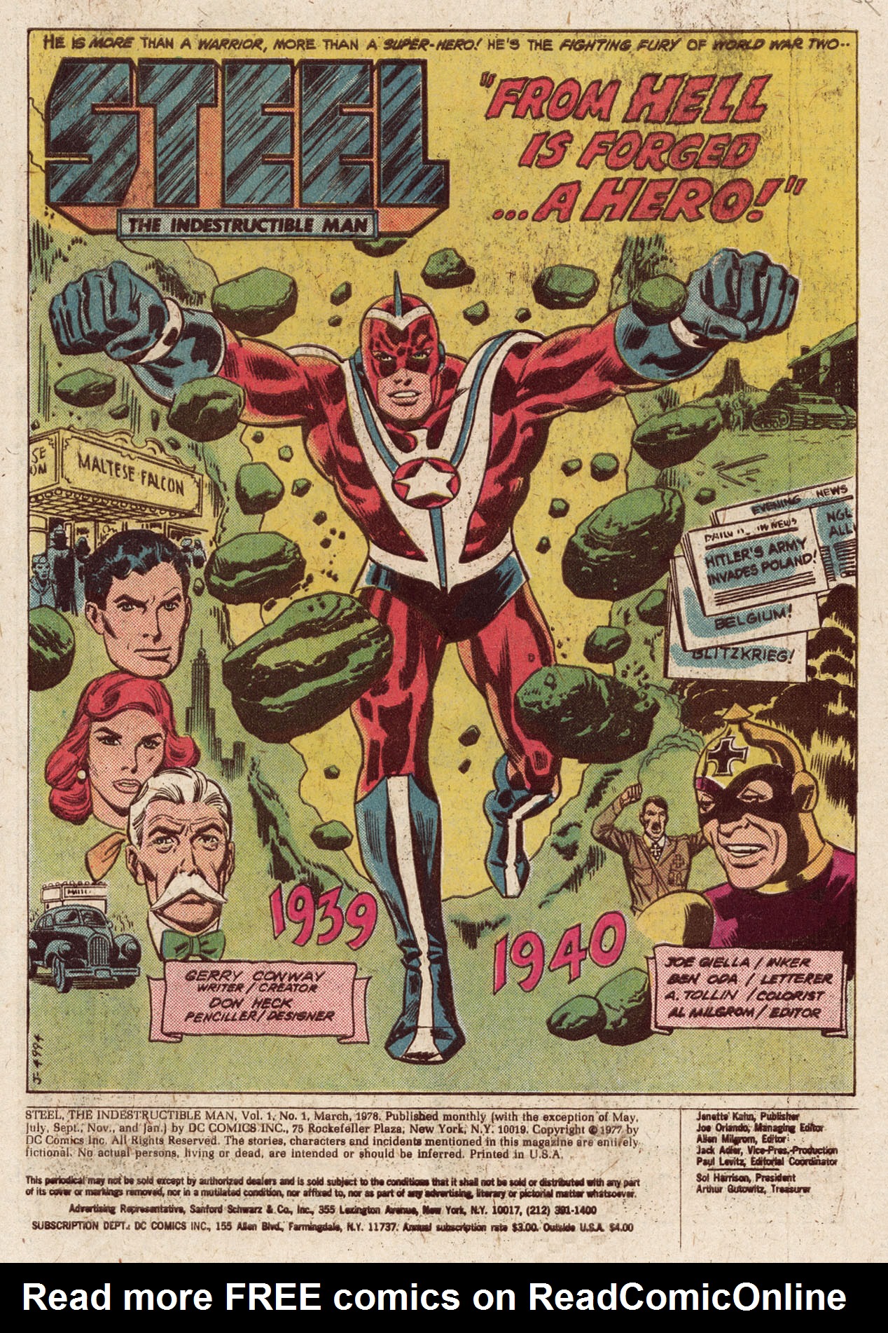 Read online Steel, The Indestructible Man comic -  Issue #1 - 3