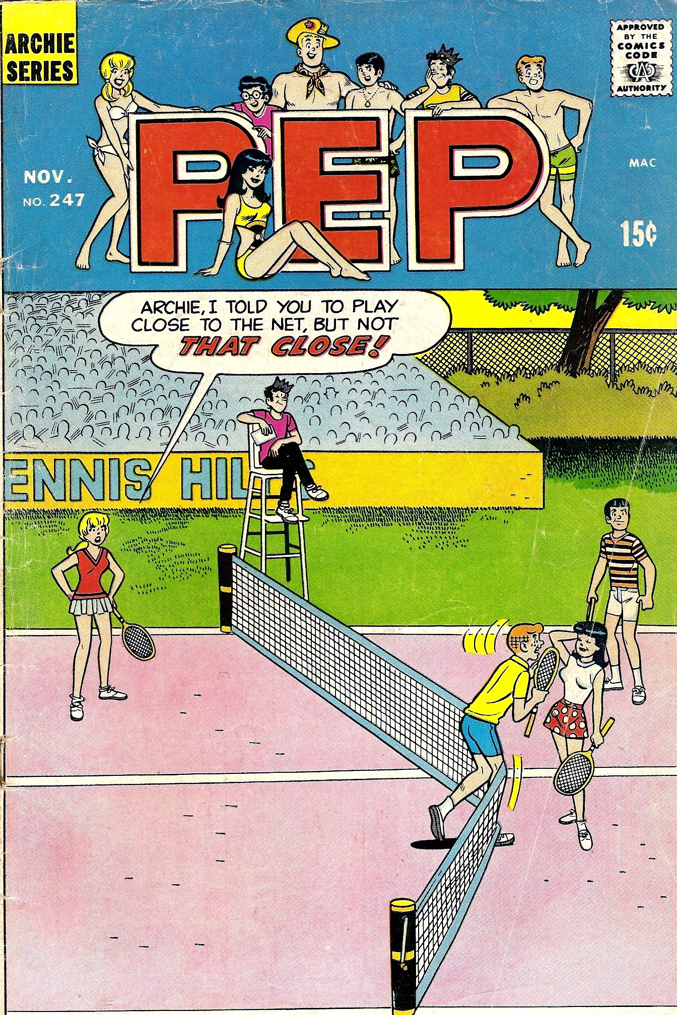 Read online Pep Comics comic -  Issue #247 - 1