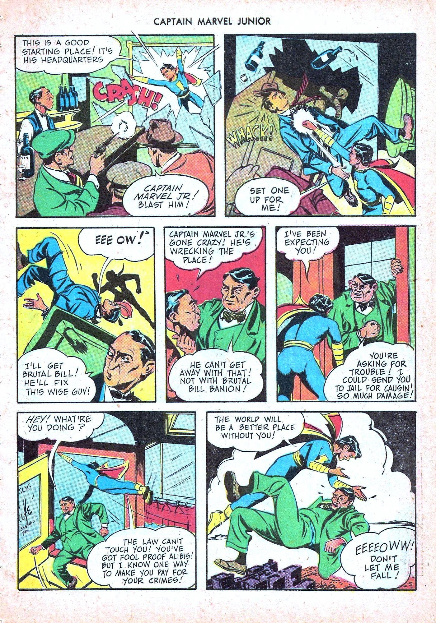 Read online Captain Marvel, Jr. comic -  Issue #35 - 7