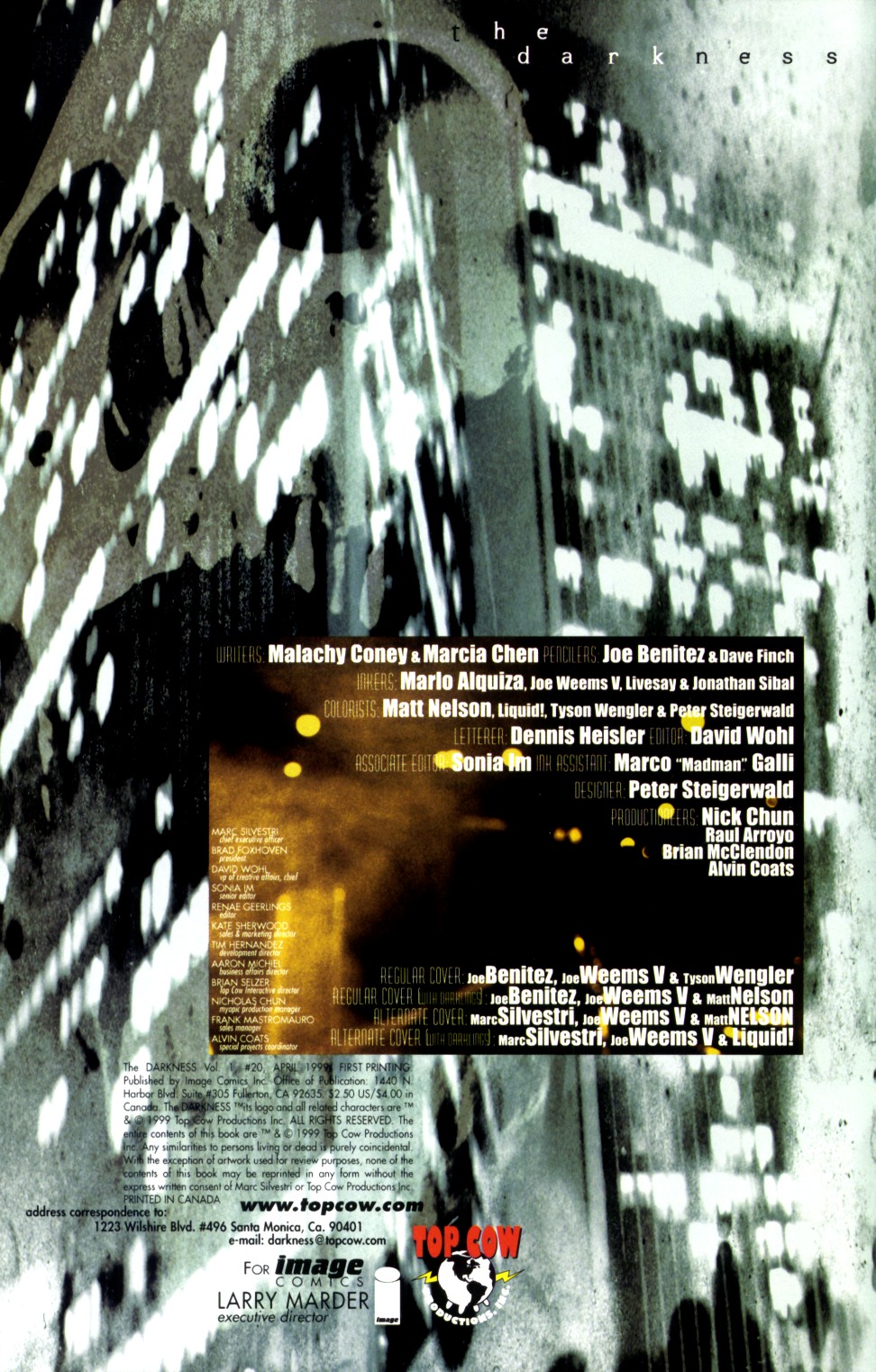 Read online The Darkness (1996) comic -  Issue #20 - 3