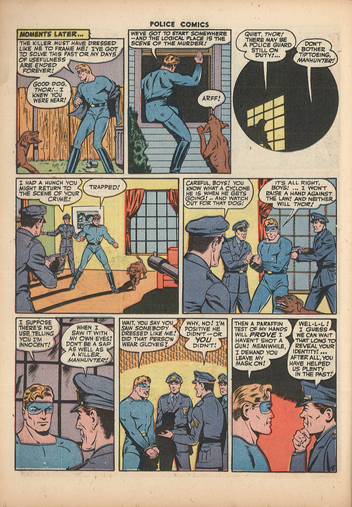 Read online Police Comics comic -  Issue #38 - 42