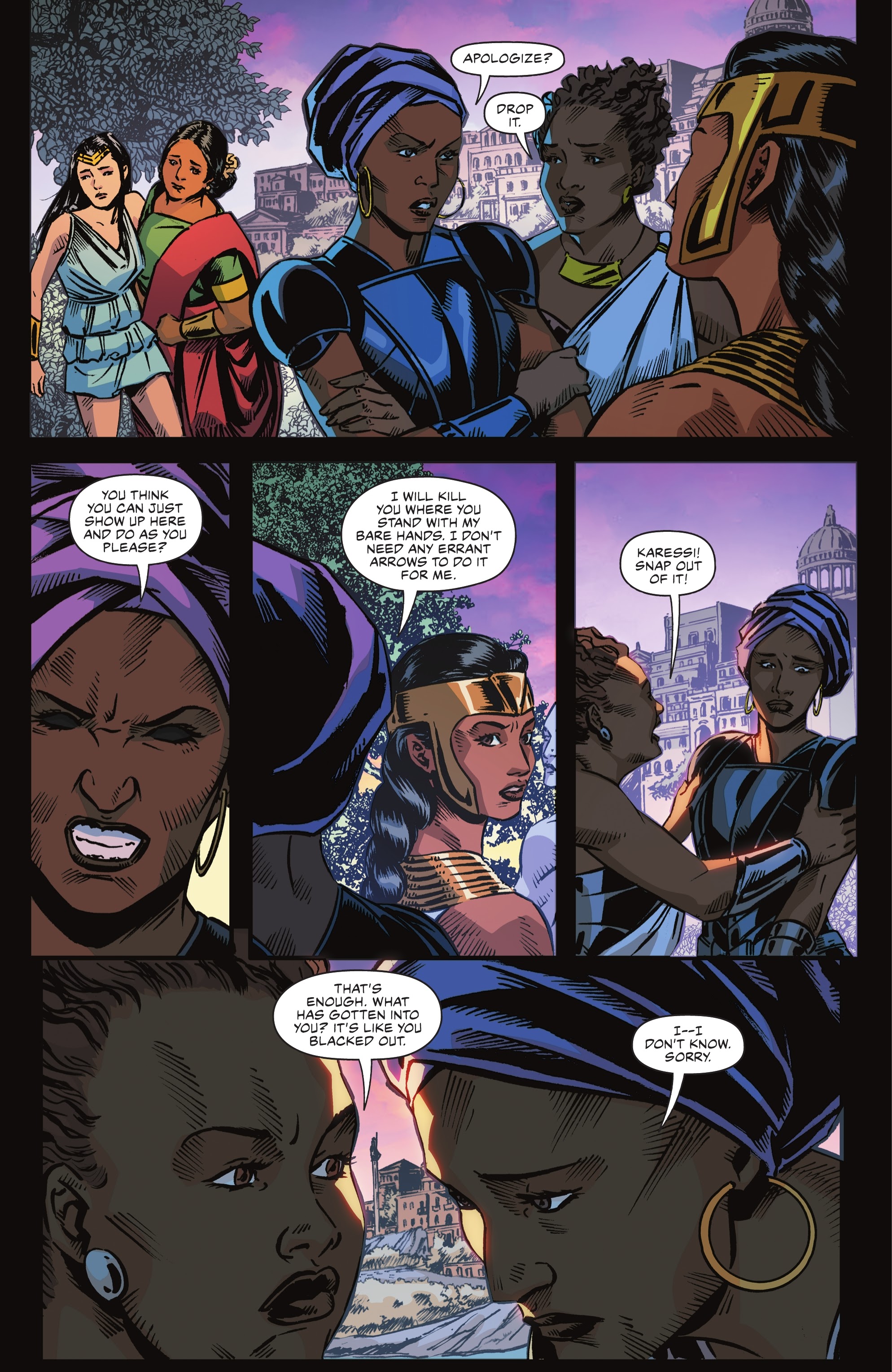 Read online Nubia & the Amazons comic -  Issue #6 - 21