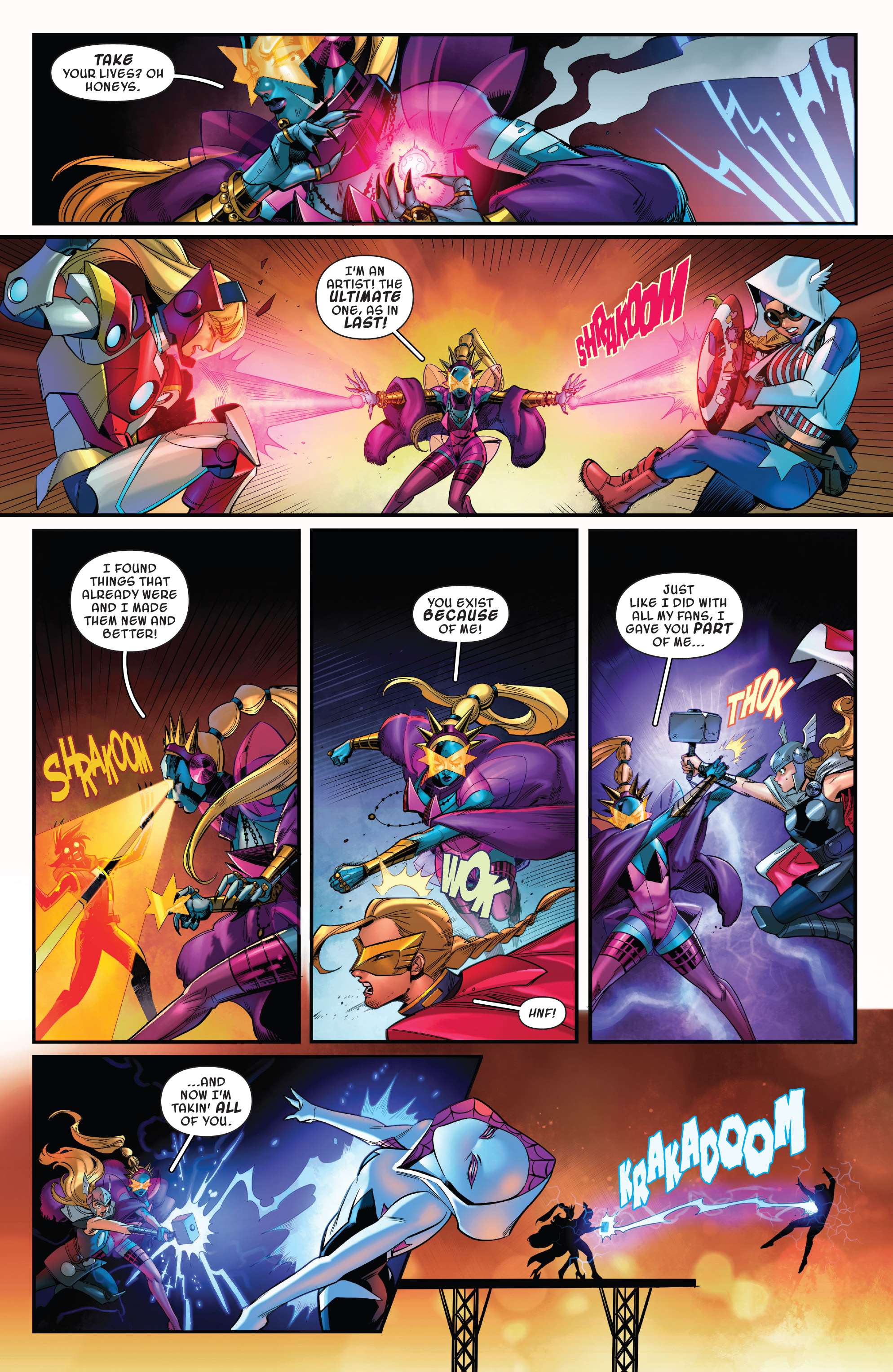 Read online Spider-Gwen: Gwenverse comic -  Issue #5 - 5