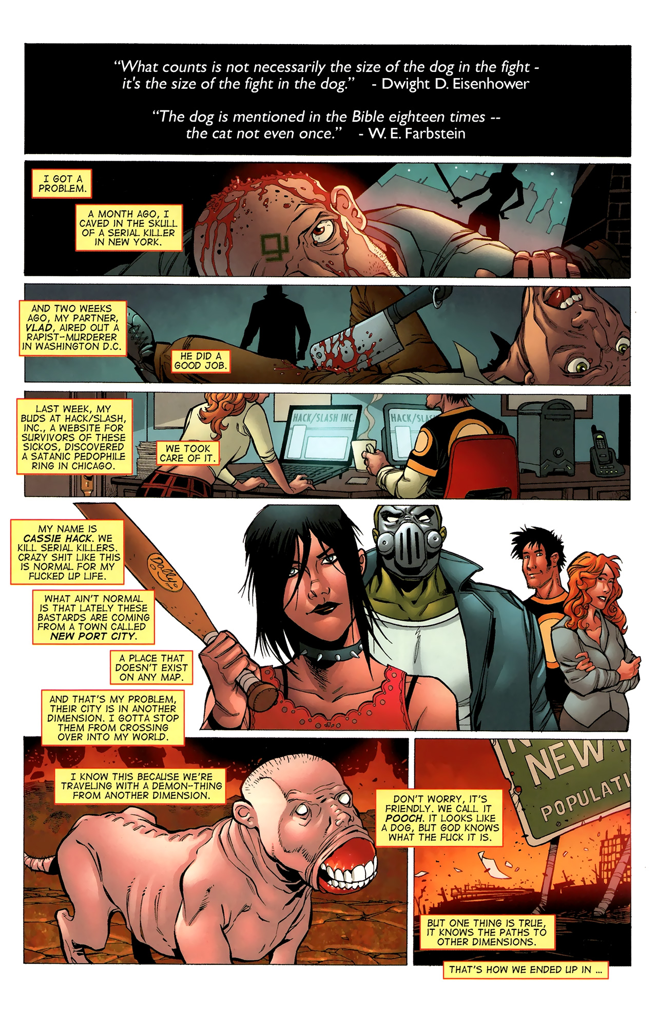 Read online Bomb Queen vs. Hack/Slash comic -  Issue # Full - 3