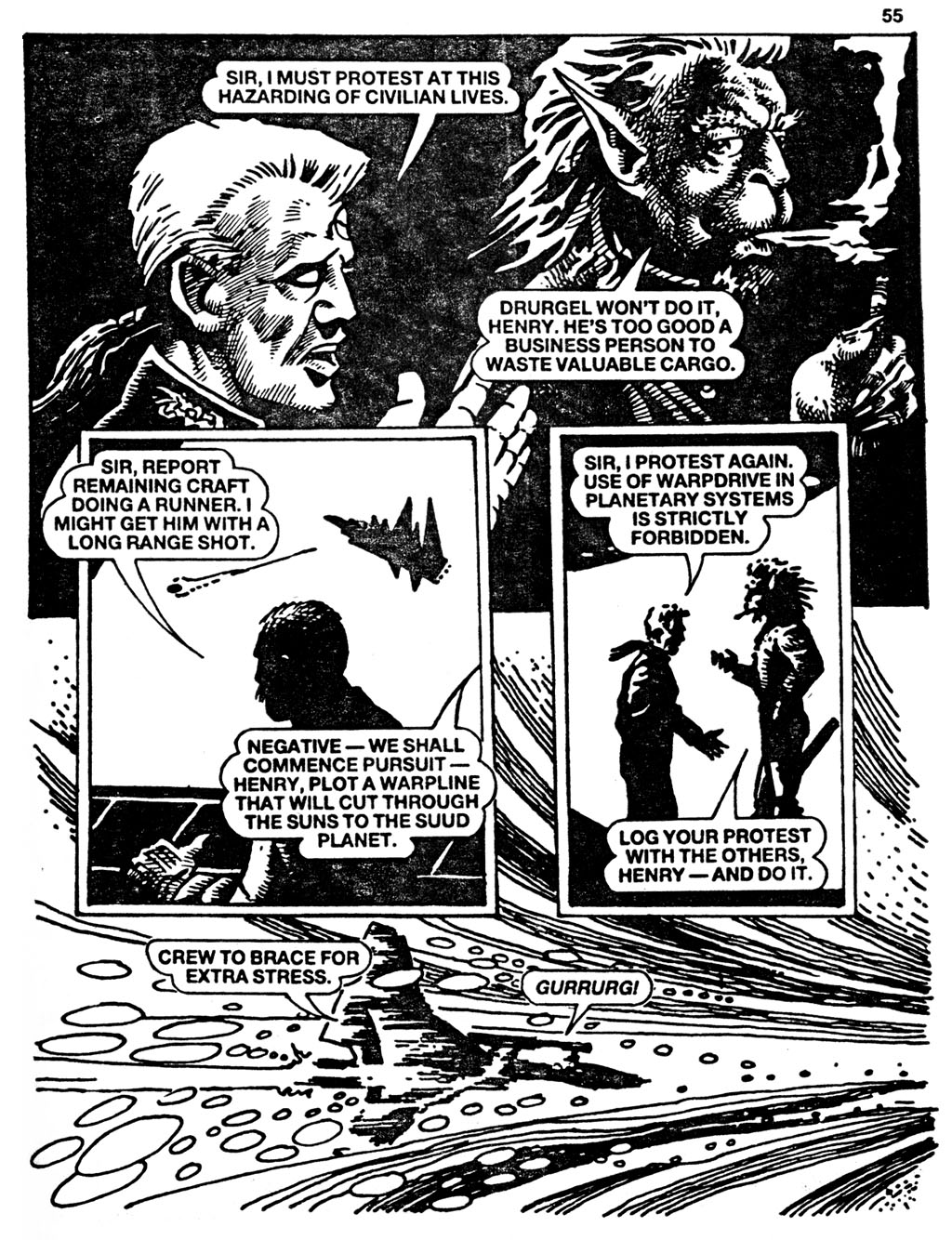 Read online Starblazer comic -  Issue #276 - 55