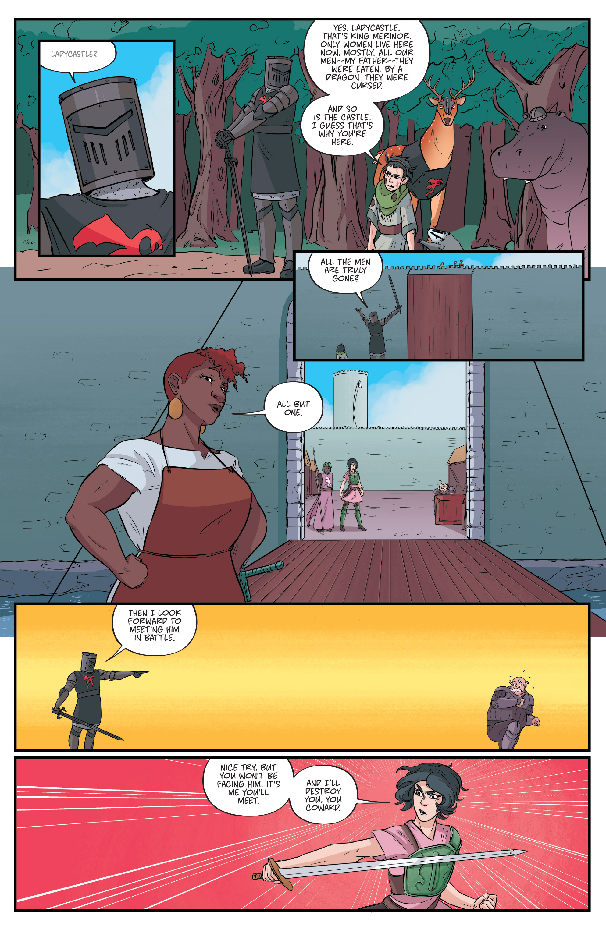 Read online Ladycastle comic -  Issue #4 - 5