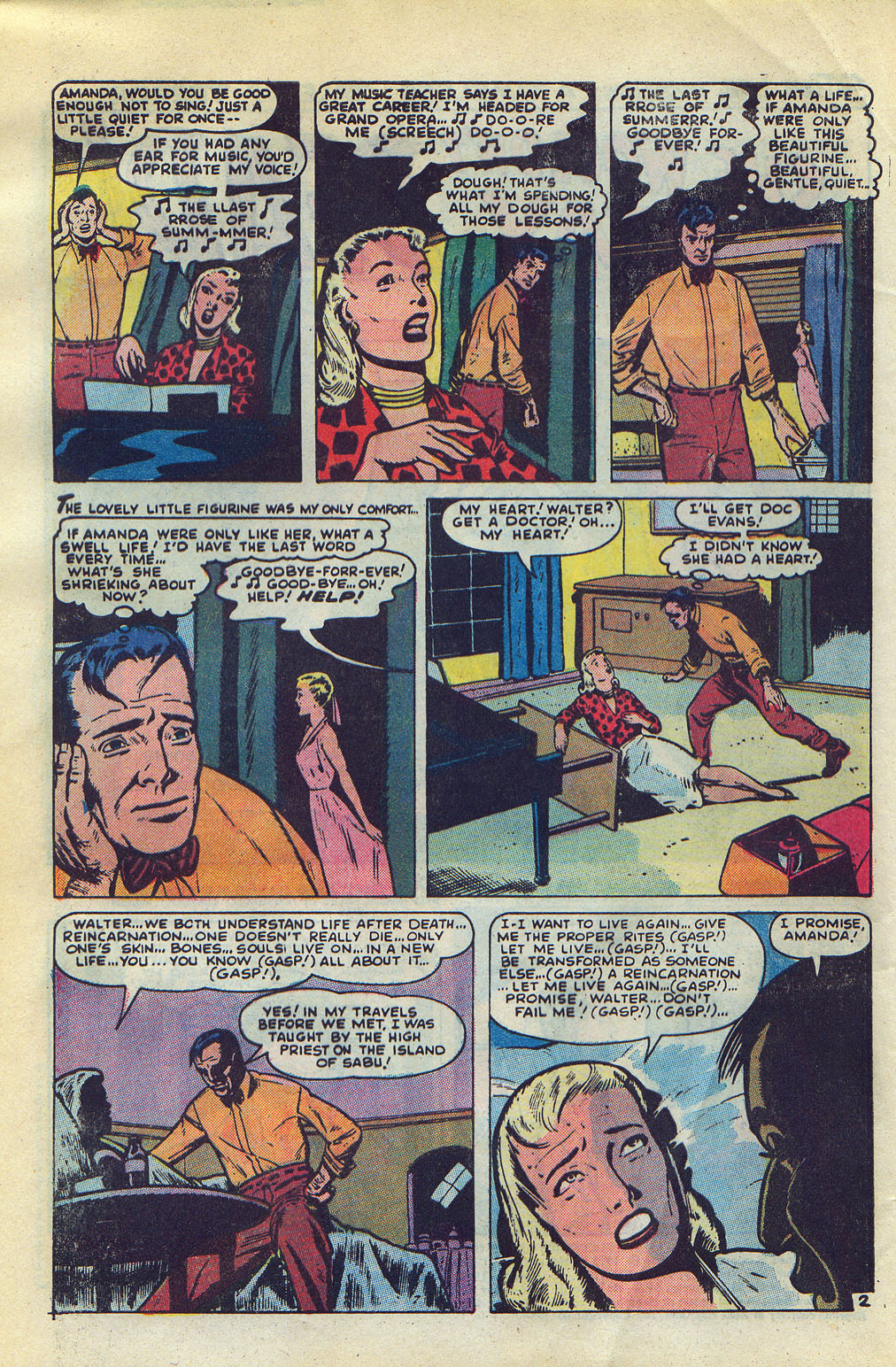 Read online Mystic (1951) comic -  Issue #6 - 19