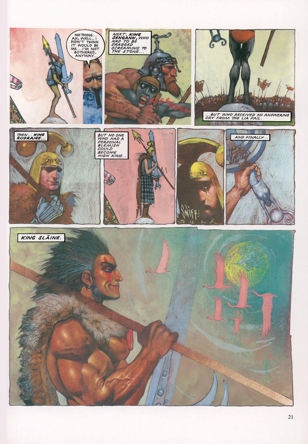 Read online Slaine: The Horned God (1993) comic -  Issue #4 - 22