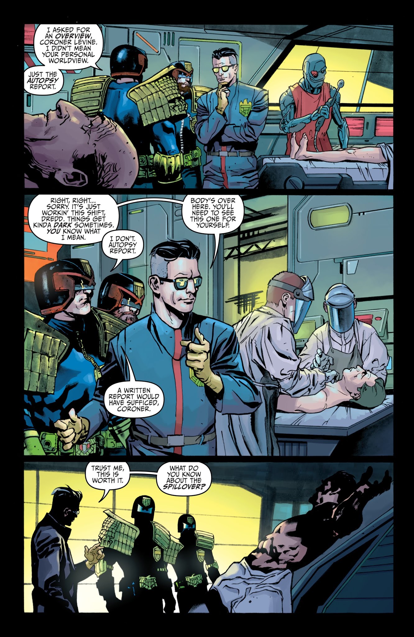 Read online Judge Dredd: Toxic comic -  Issue #1 - 5