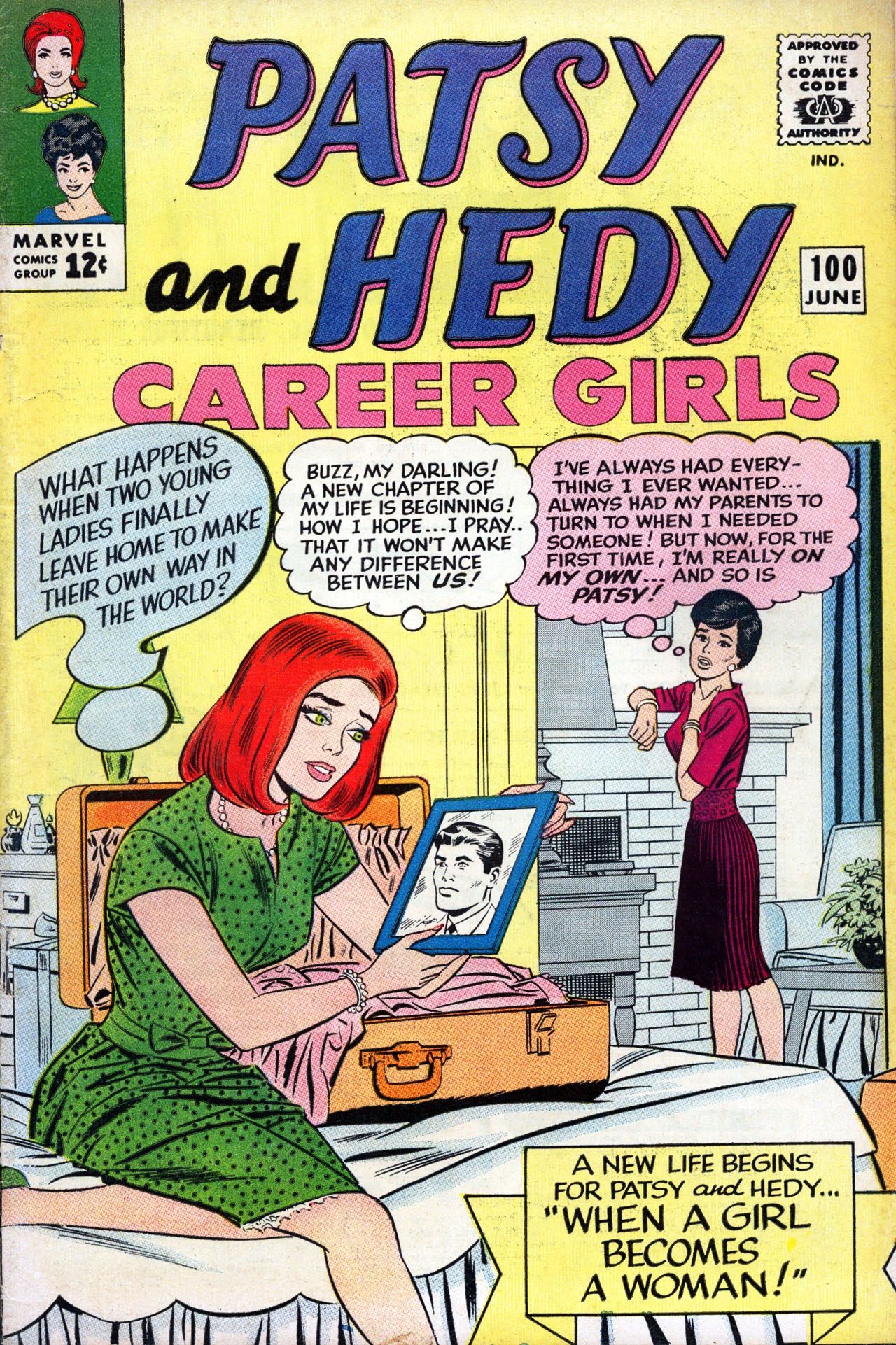Read online Patsy and Hedy comic -  Issue #100 - 1
