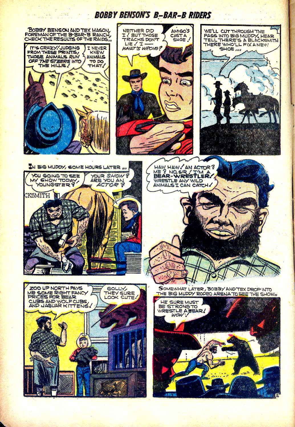 Read online Bobby Benson's B-Bar-B Riders comic -  Issue #17 - 4