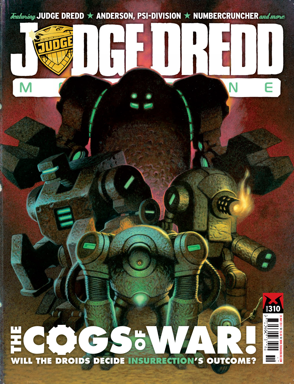 Read online Judge Dredd Megazine (Vol. 5) comic -  Issue #310 - 1