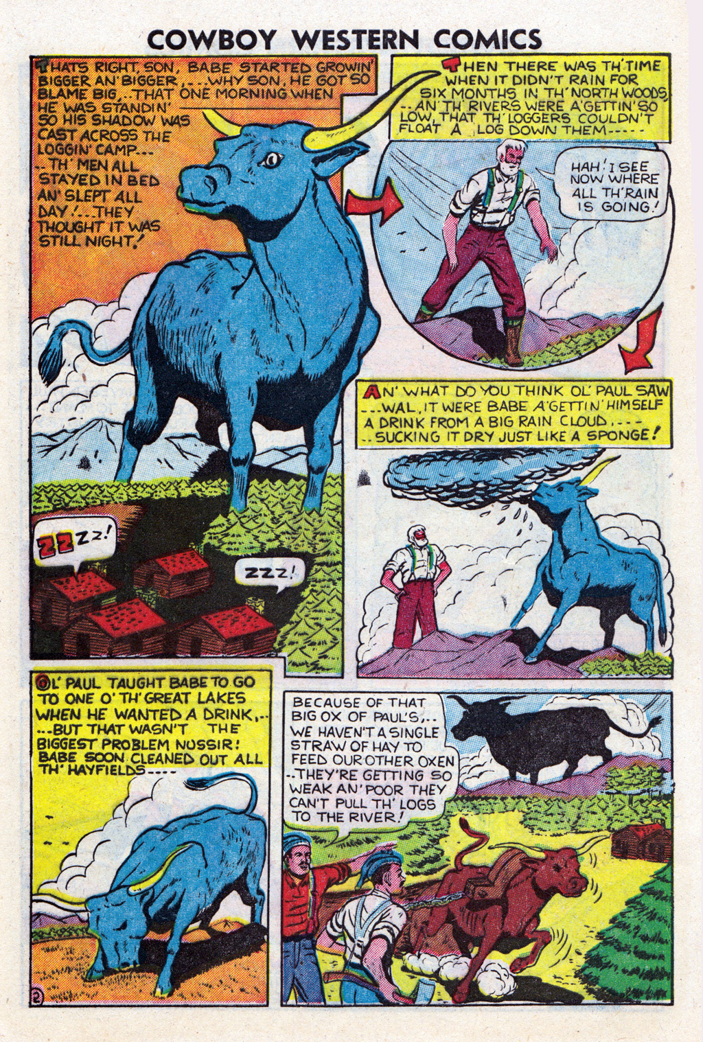 Read online Cowboy Western Comics (1948) comic -  Issue #36 - 9